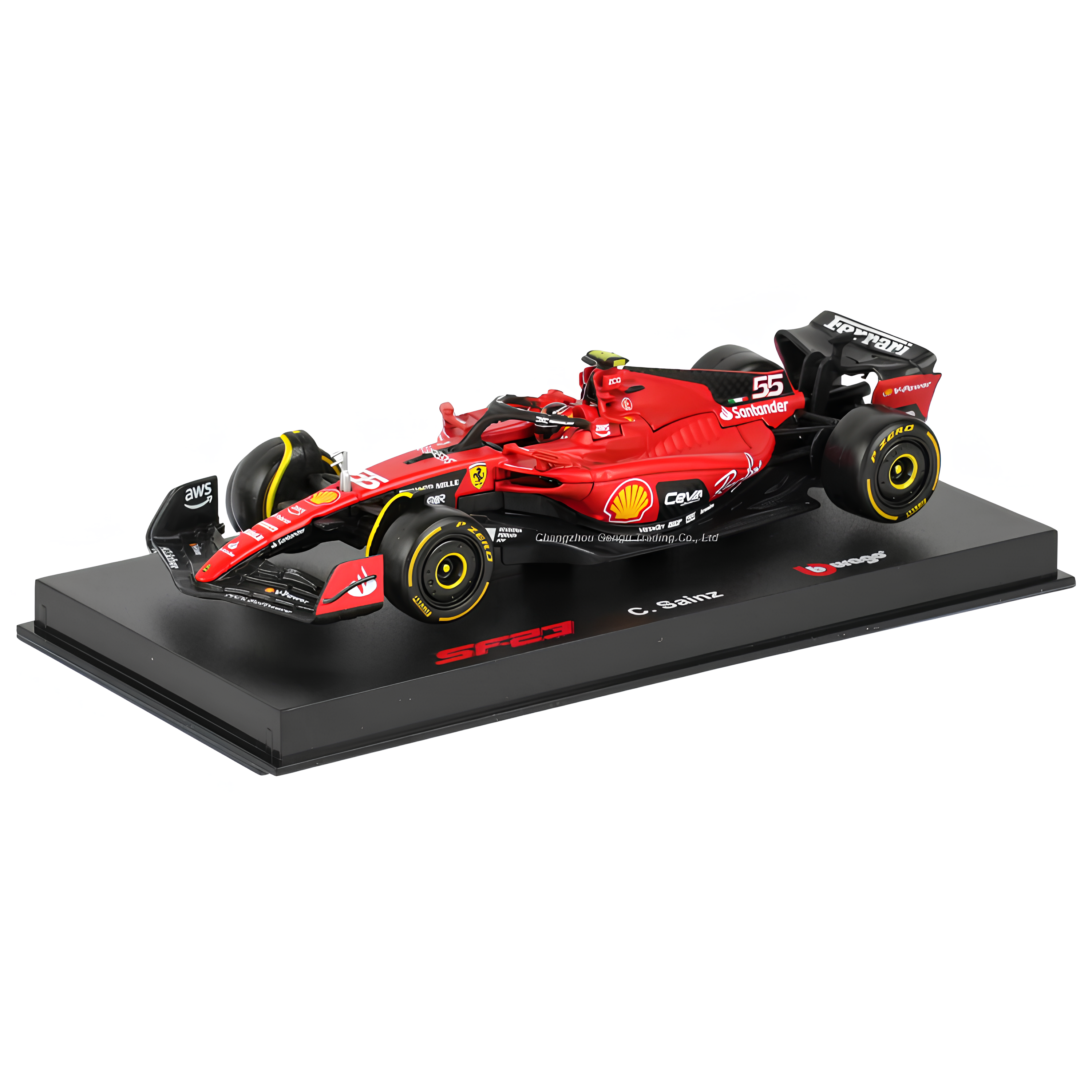LANÇAMENTO (2023) F1 Miniatura Ferrari SF23 #55 Carlos Sainz 1:43