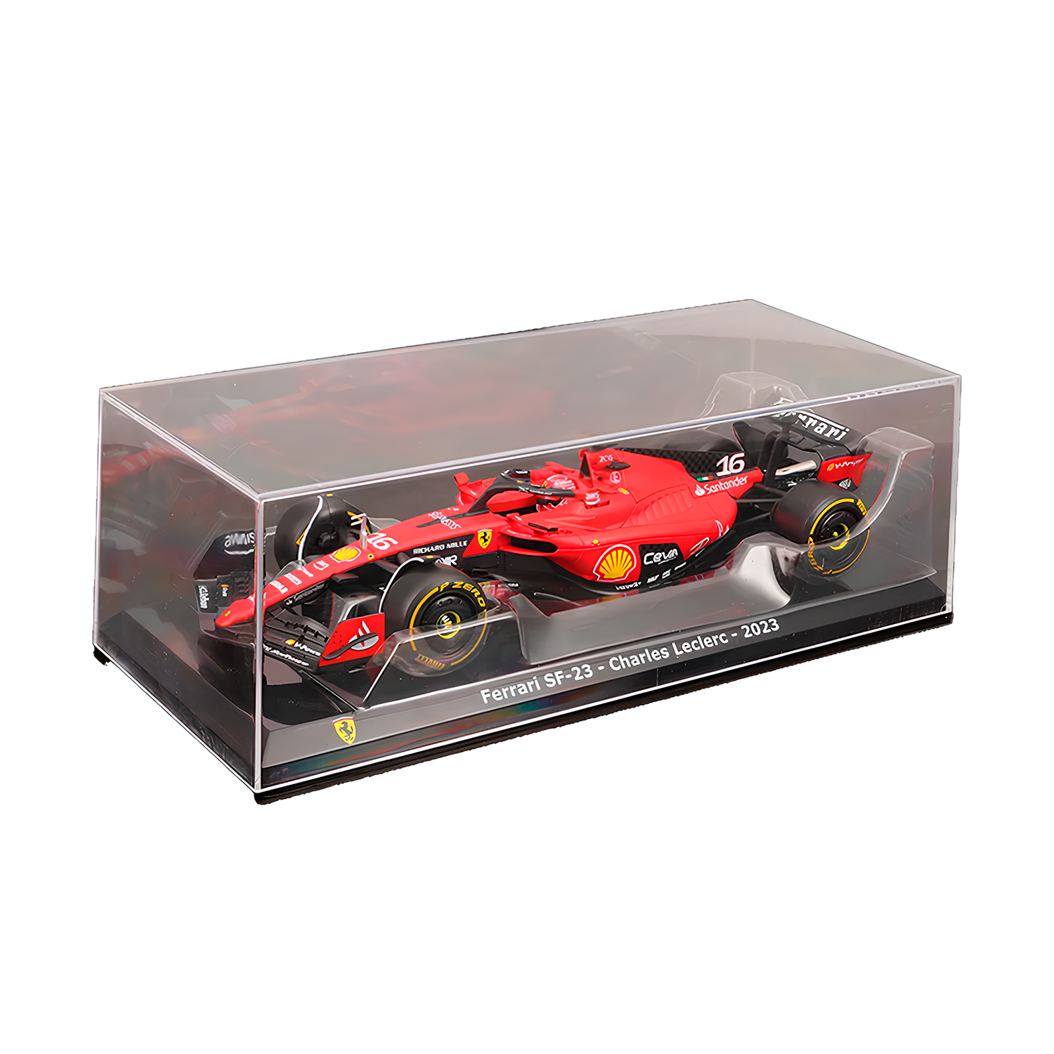 LANÇAMENTO (2023) F1 Miniatura Ferrari SF23 #16 Charles Leclerc 1:24