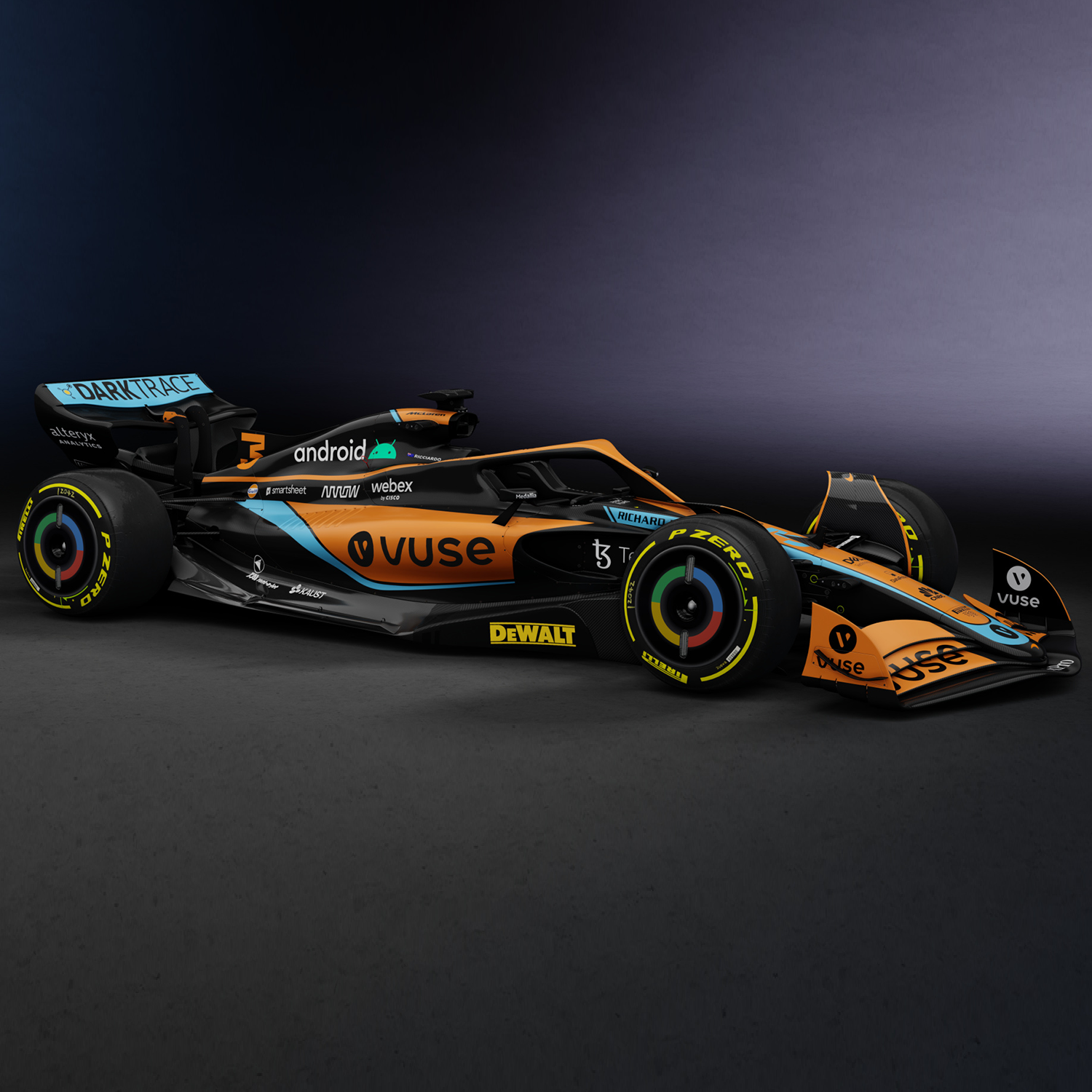 Miniatura Controle Remoto McLaren MCL36