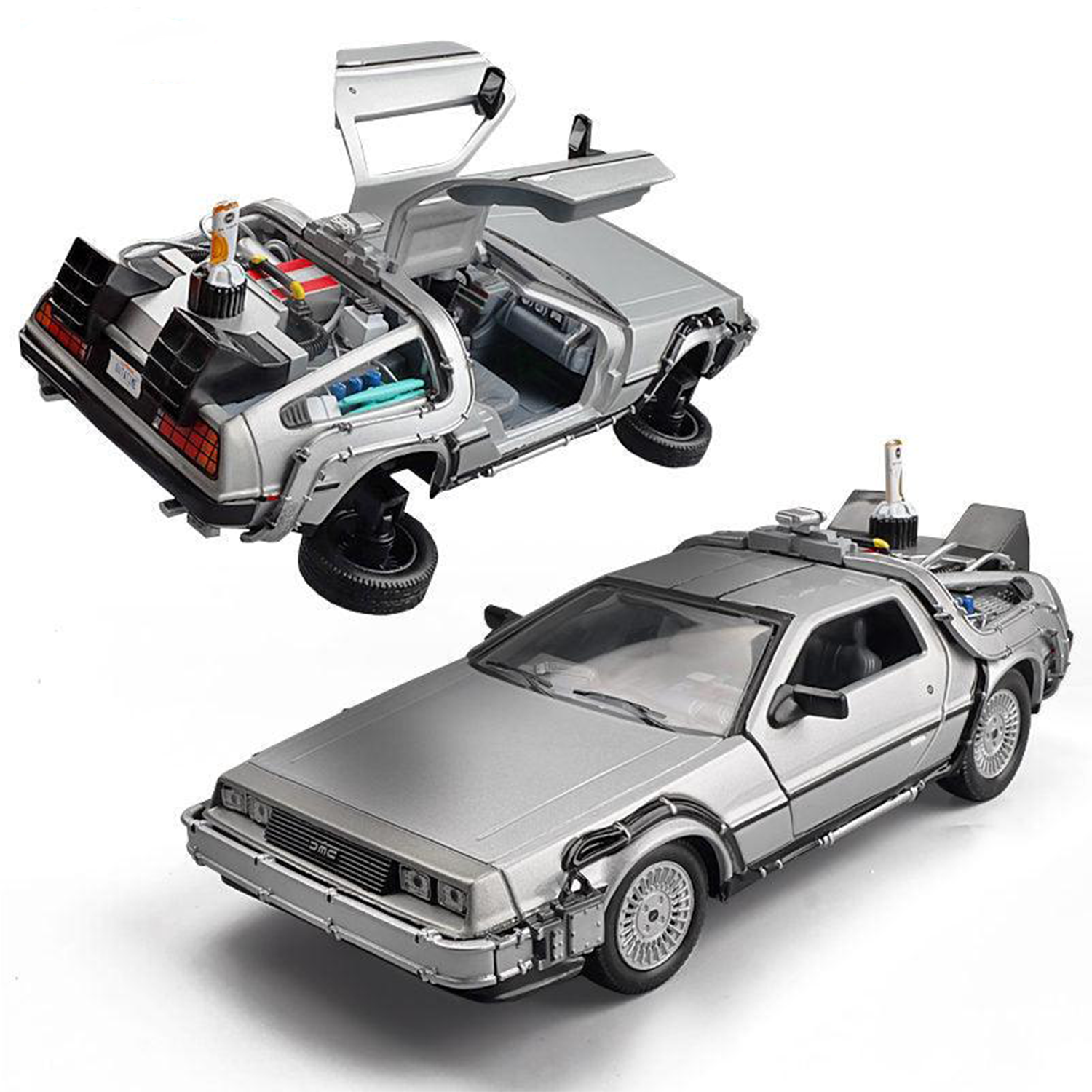 Miniatura Delorean Carro De Volta Para o Futuro 1:24