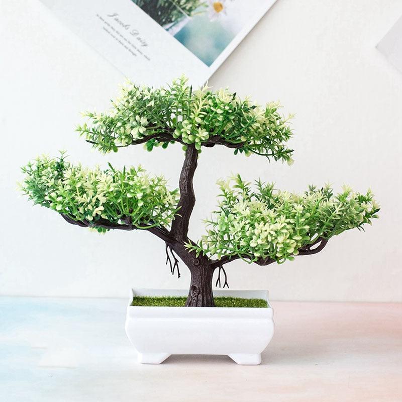 Bonsai Artificial Plantas Decoração - Homenge