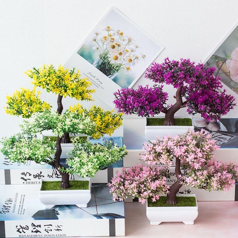 Bonsai Artificial Plantas Decoração - Homenge