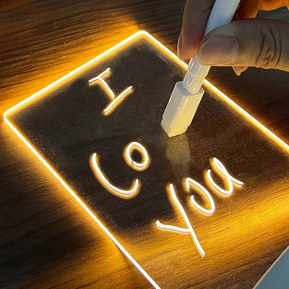 Luminária LightScreen™ 3D de Escrever Decorativa - Homenge