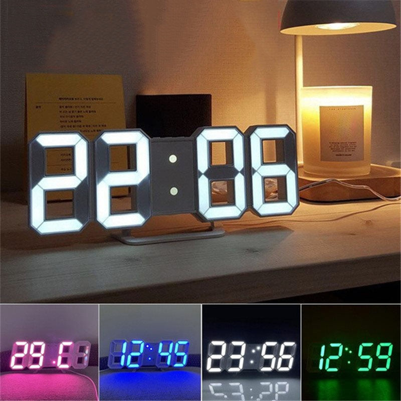 Relógio Digital Luzes RGB