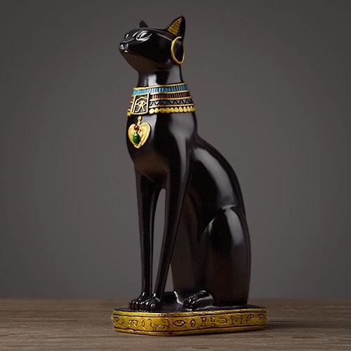 Escultura Gato Egípcio Resina - Homenge