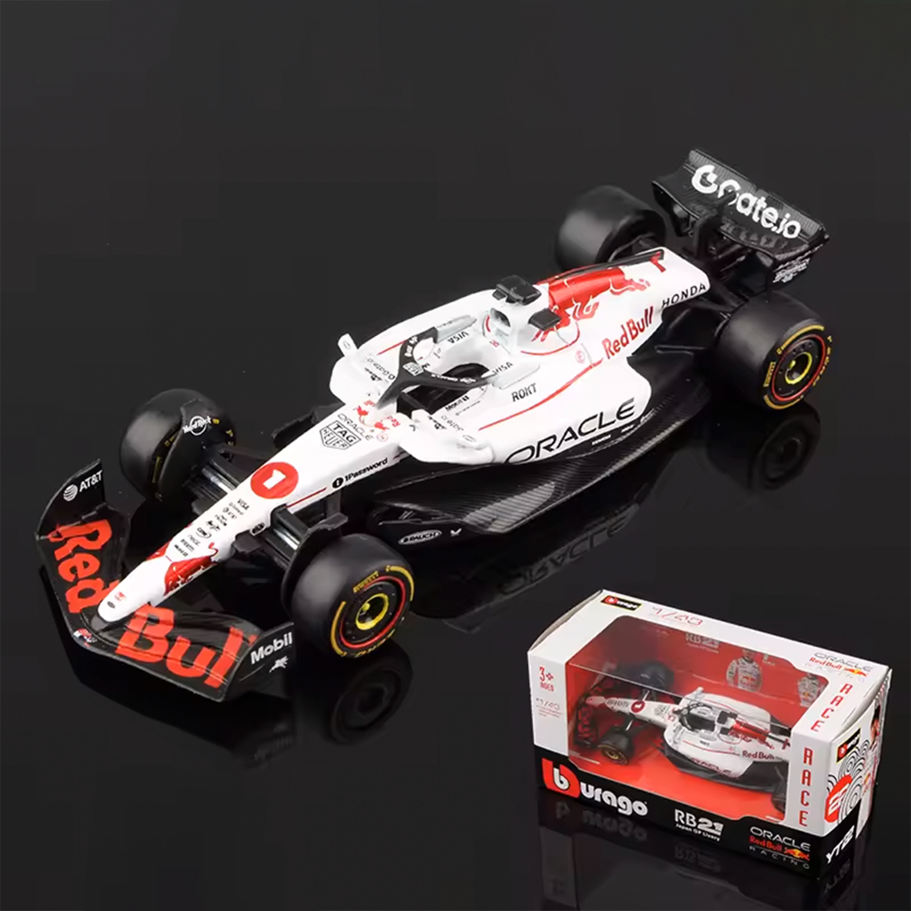 イッツァページ REDBULL 2025) F1 Miniatura Red Bull RB21 GP Japão #1 Max Verstappen 1:43