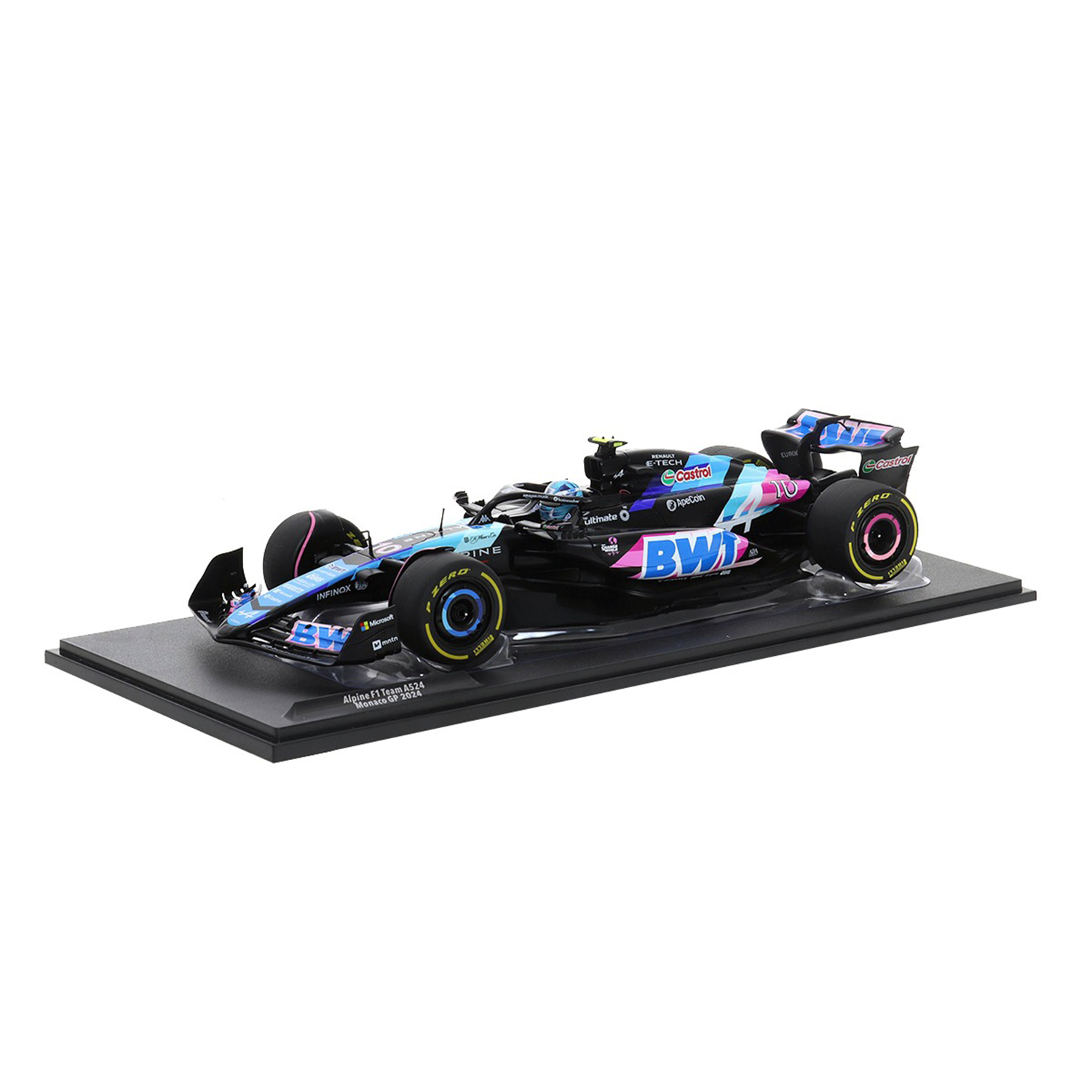 (2024) F1 Miniatura Alpine A524 Pierre Gasly Mônaco 1:18