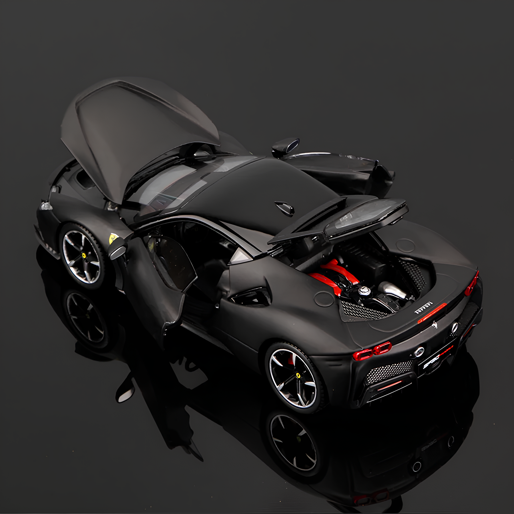 Miniatura Ferrari SF90 Stradale em Metal 1:24 – Homenge