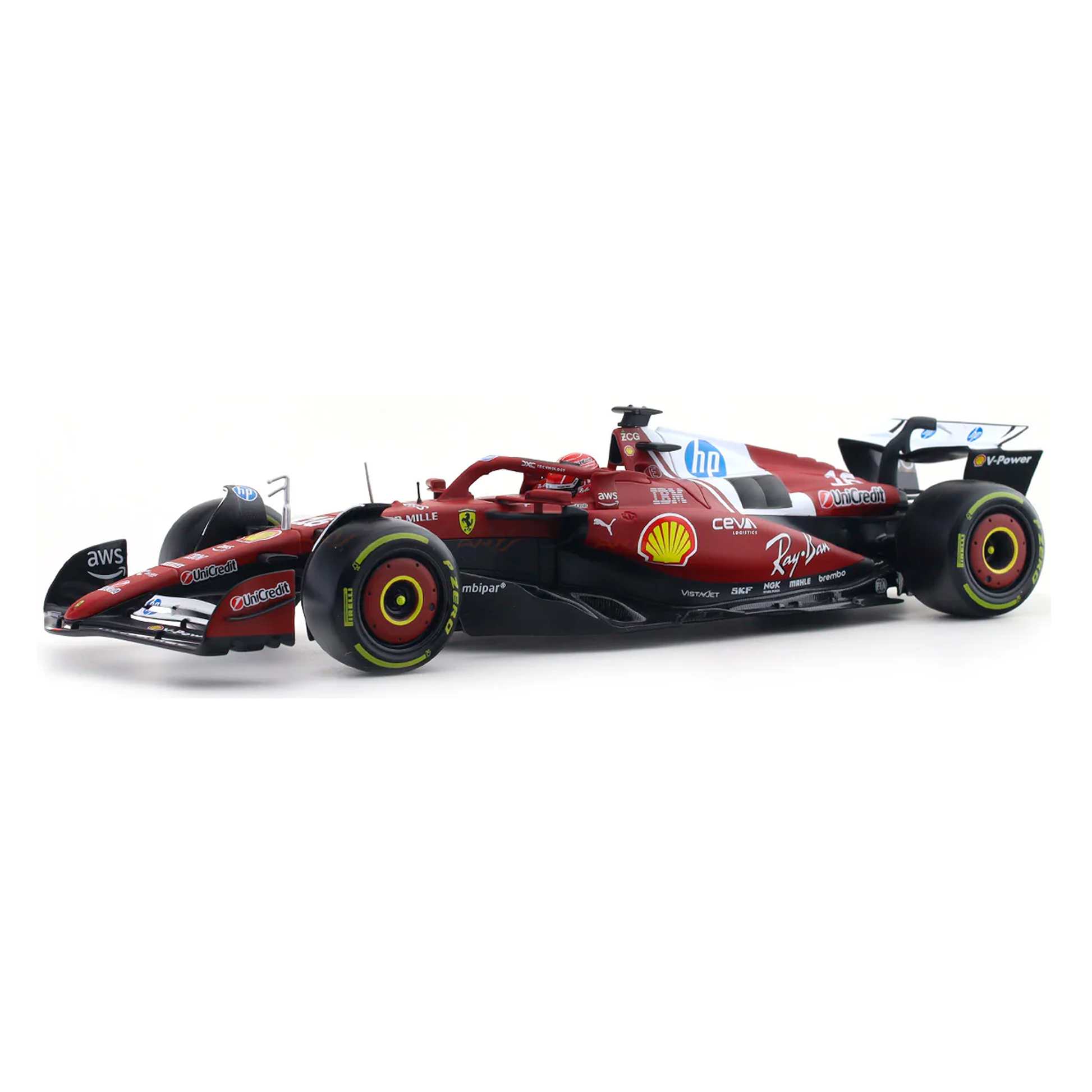 (2025) F1 Miniatura Scuderia Ferrari SF-25 1:18 Escala Grande