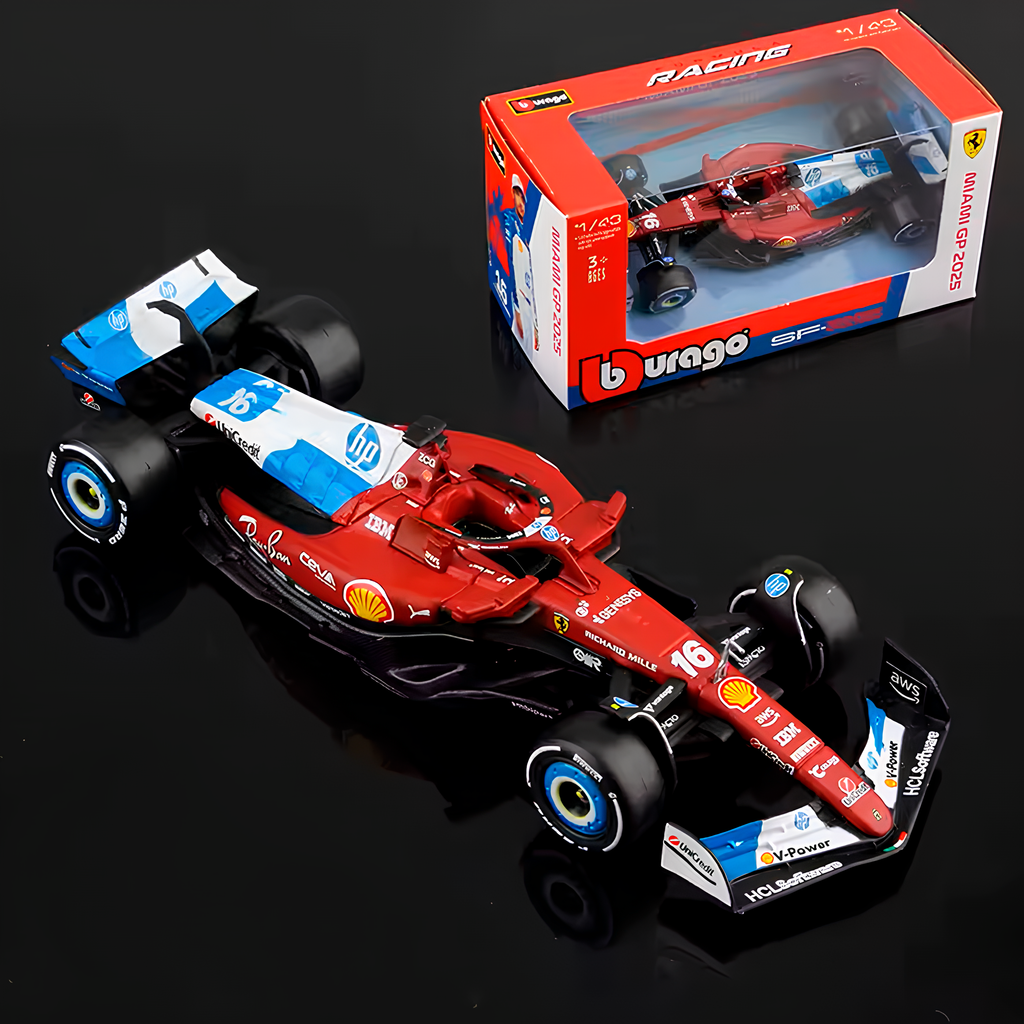 (2025) F1 MINIATURA SCUDERIA FERRARI SF-25 GP Miami 1:43