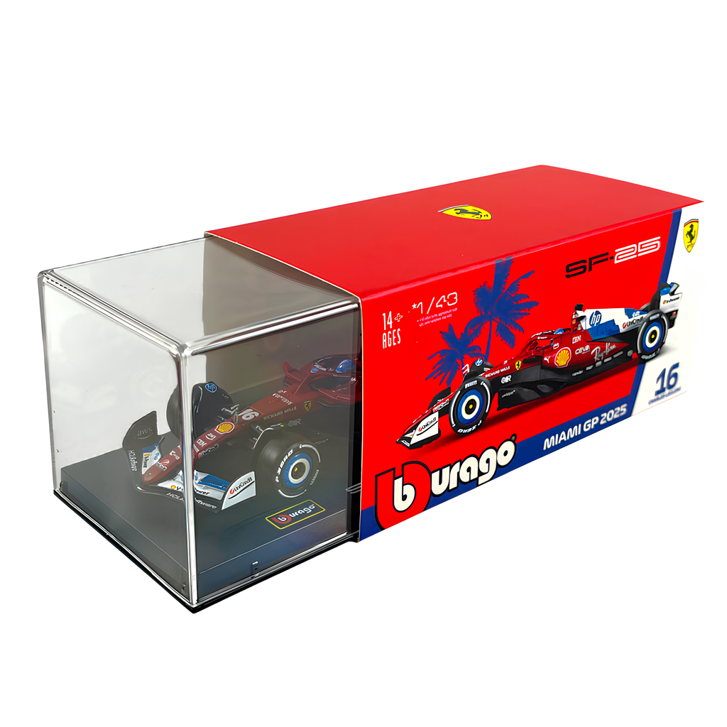 (2025) F1 MINIATURA SCUDERIA FERRARI SF-25 GP Miami 1:43