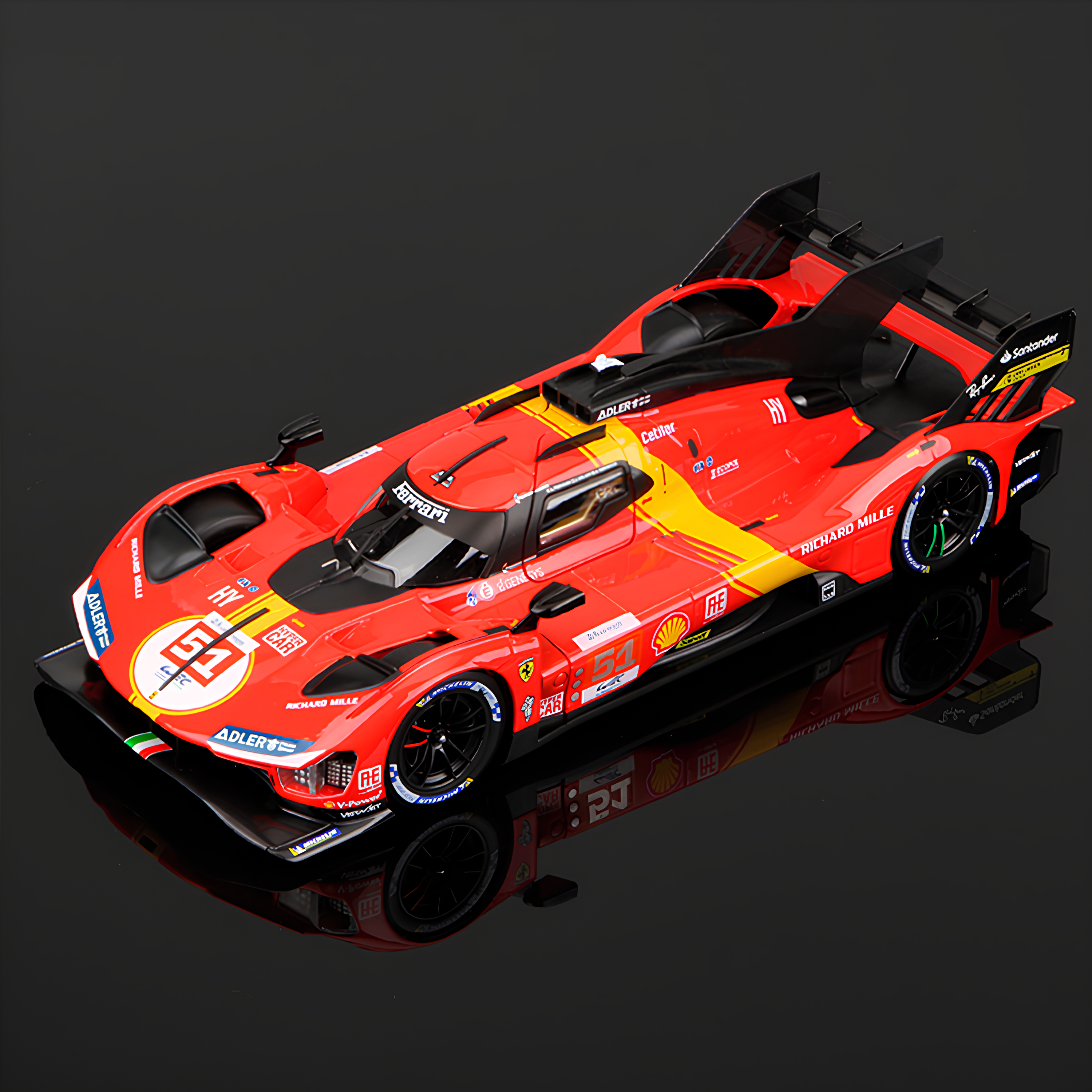 LANÇAMENTO Miniatura WEC Ferrari 499P 2023 em Metal