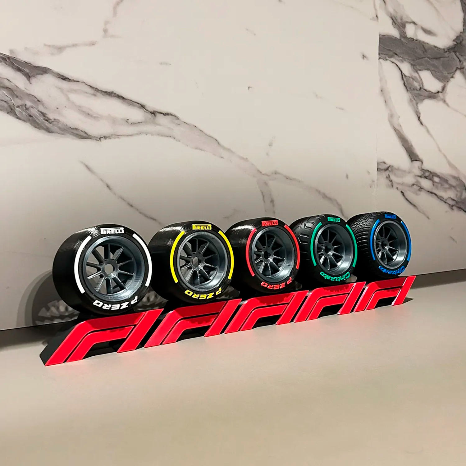 Pneu Pirelli Decorativo Base Personalizada F1