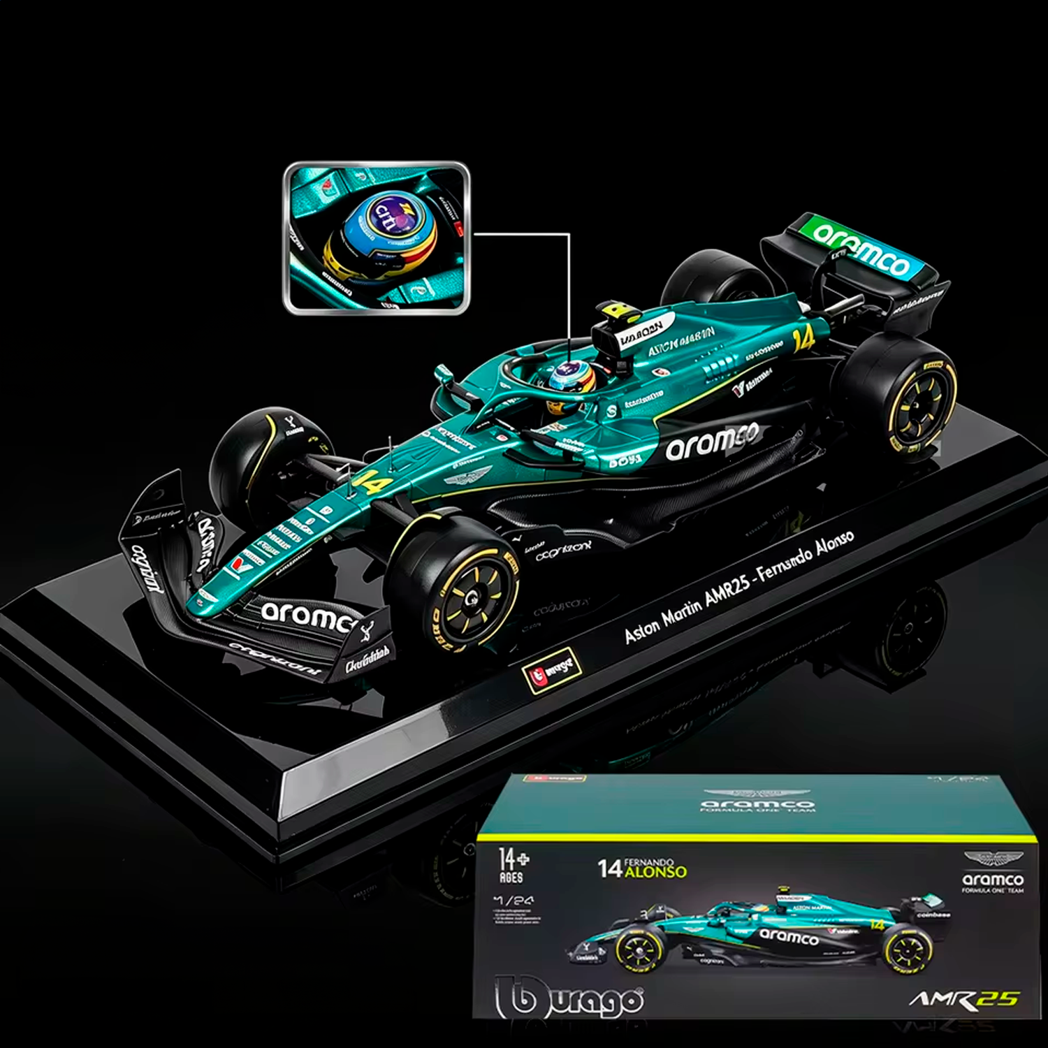 (2025) F1 Miniatura Aston Martin AMR25 1:24
