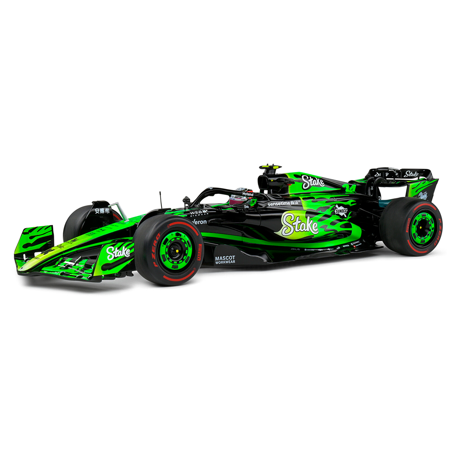 (2024) F1 Miniatura Kick Sauber C44 Las Vegas #24 Z. Guanyu 1:18
