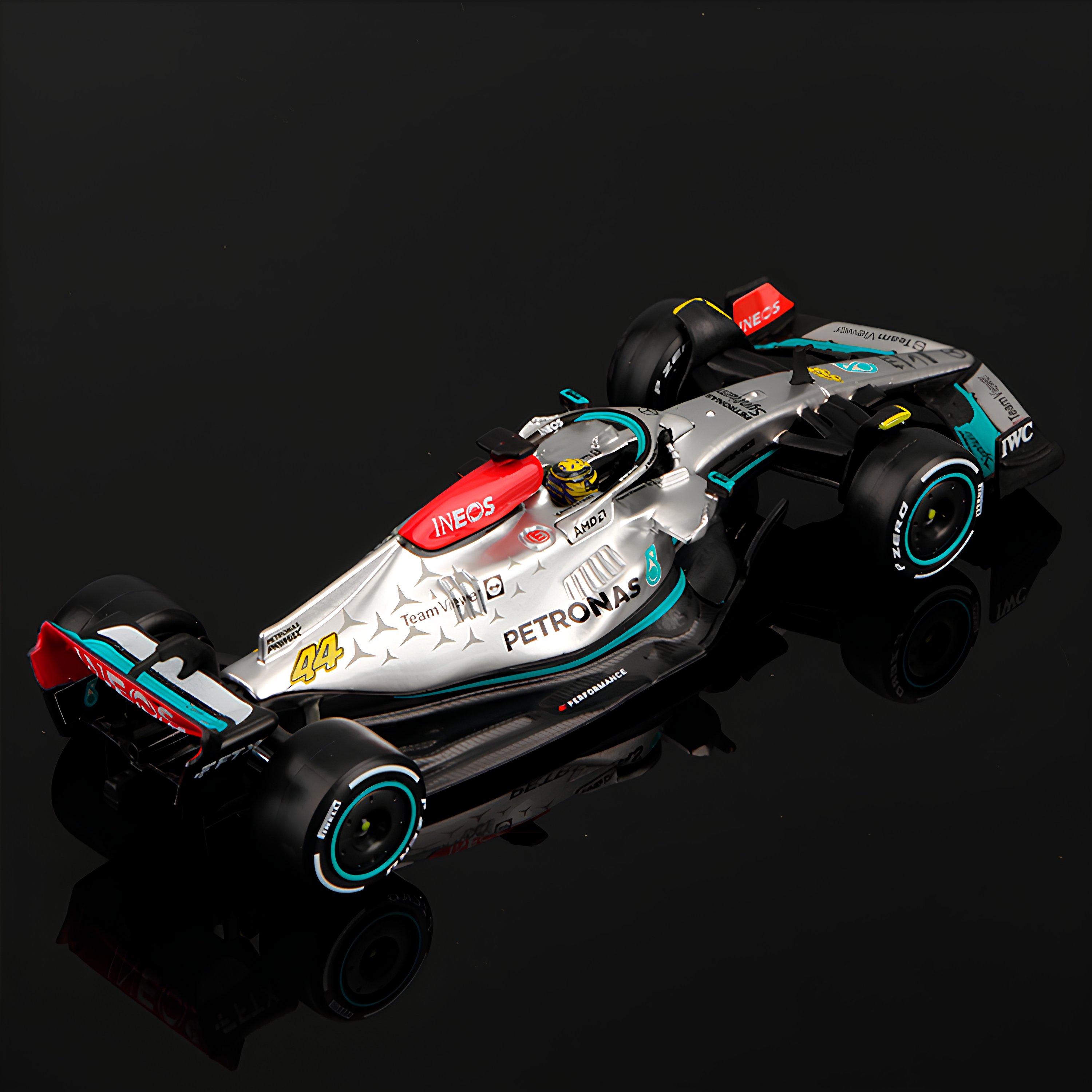 (2022) F1 Miniatura Mercedes-AMG W13 #44 Lewis Hamilton 1:43