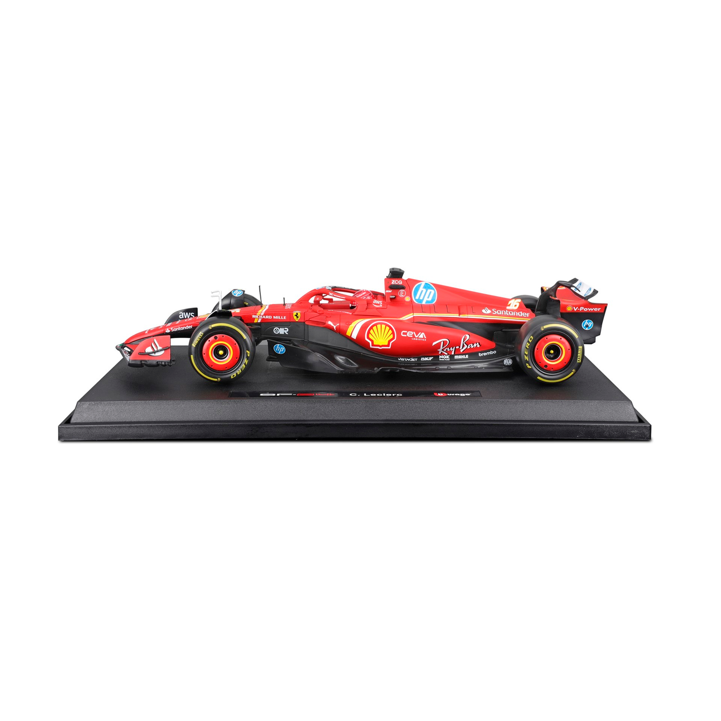 LANÇAMENTO (2024) Miniatura Fórmula 1 Ferrari SF-24 1:18