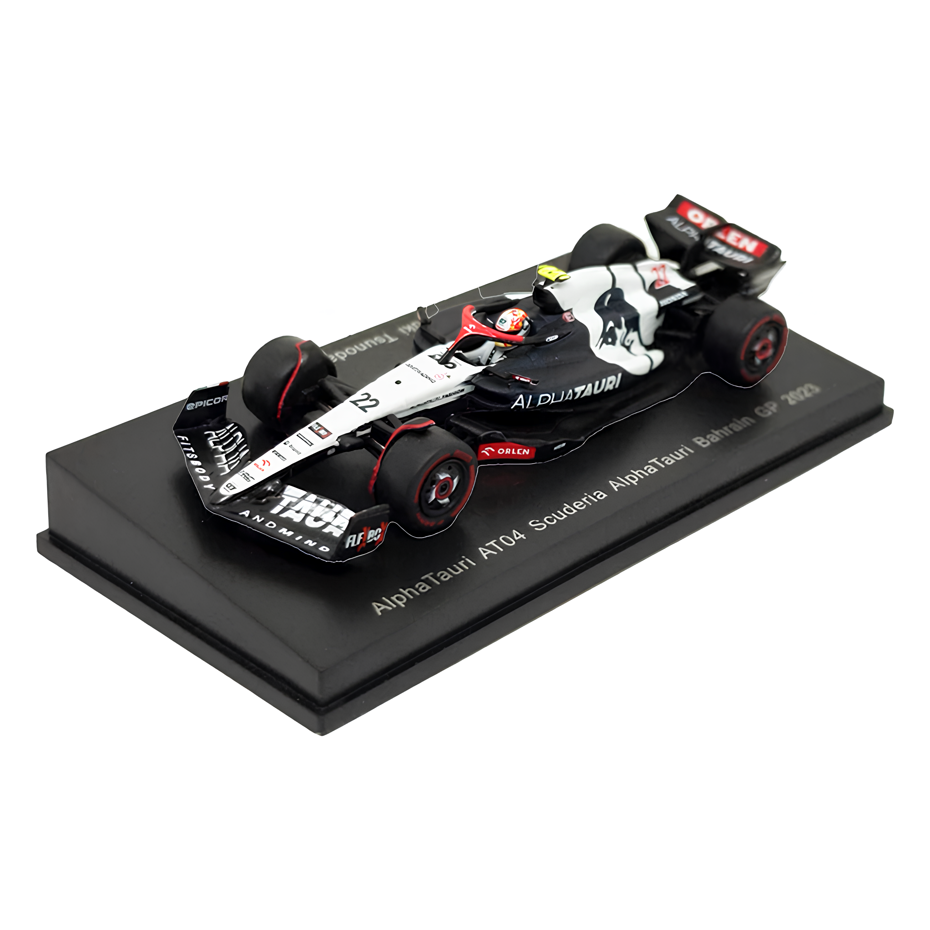 LANÇAMENTO (2023) F1 Miniatura AlphaTauri AT04 GP Bahrein 1:43