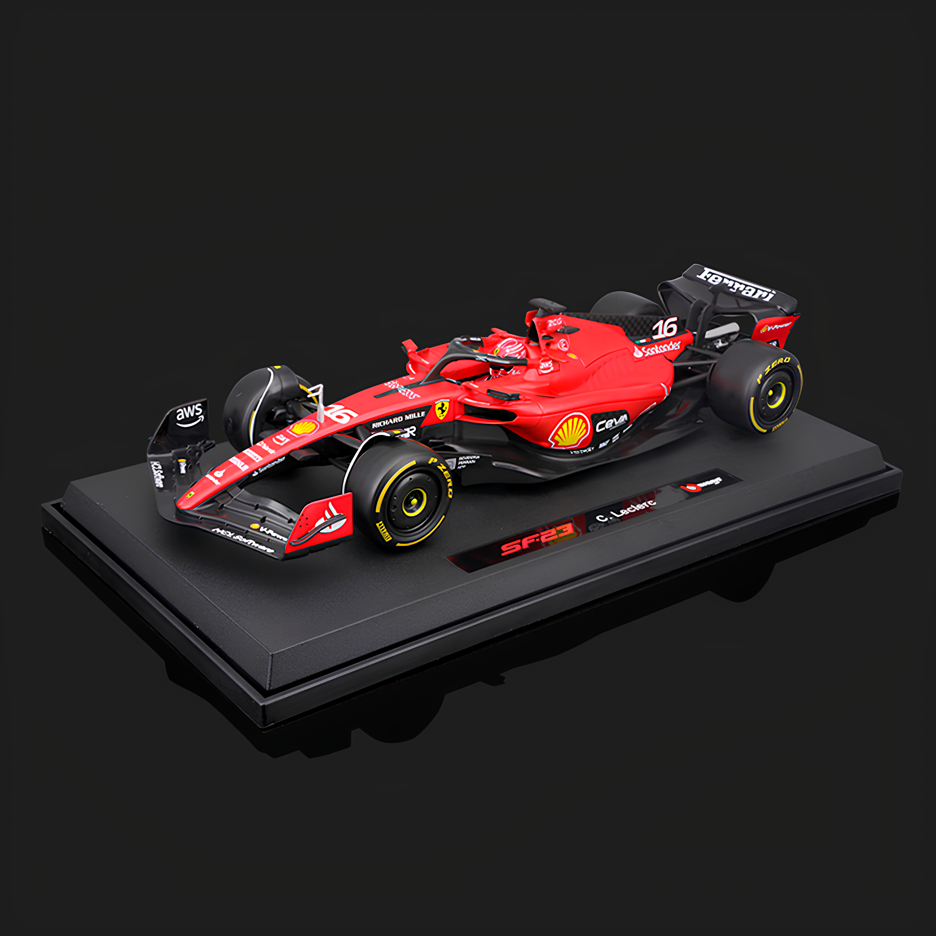 (2023) F1 Miniatura Ferrari SF23 #16 Charles Leclerc 1:18