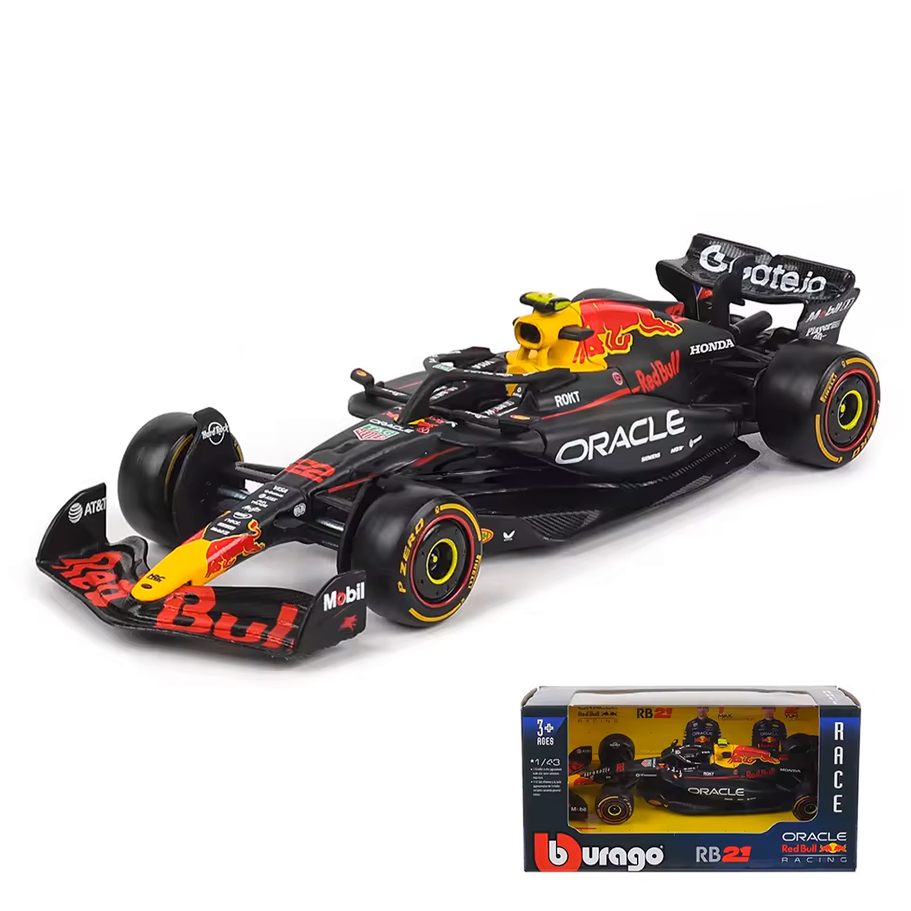 2025) F1 Miniatura Red Bull RB21 #22 Yuki Tsunoda 1:43 – Homenge