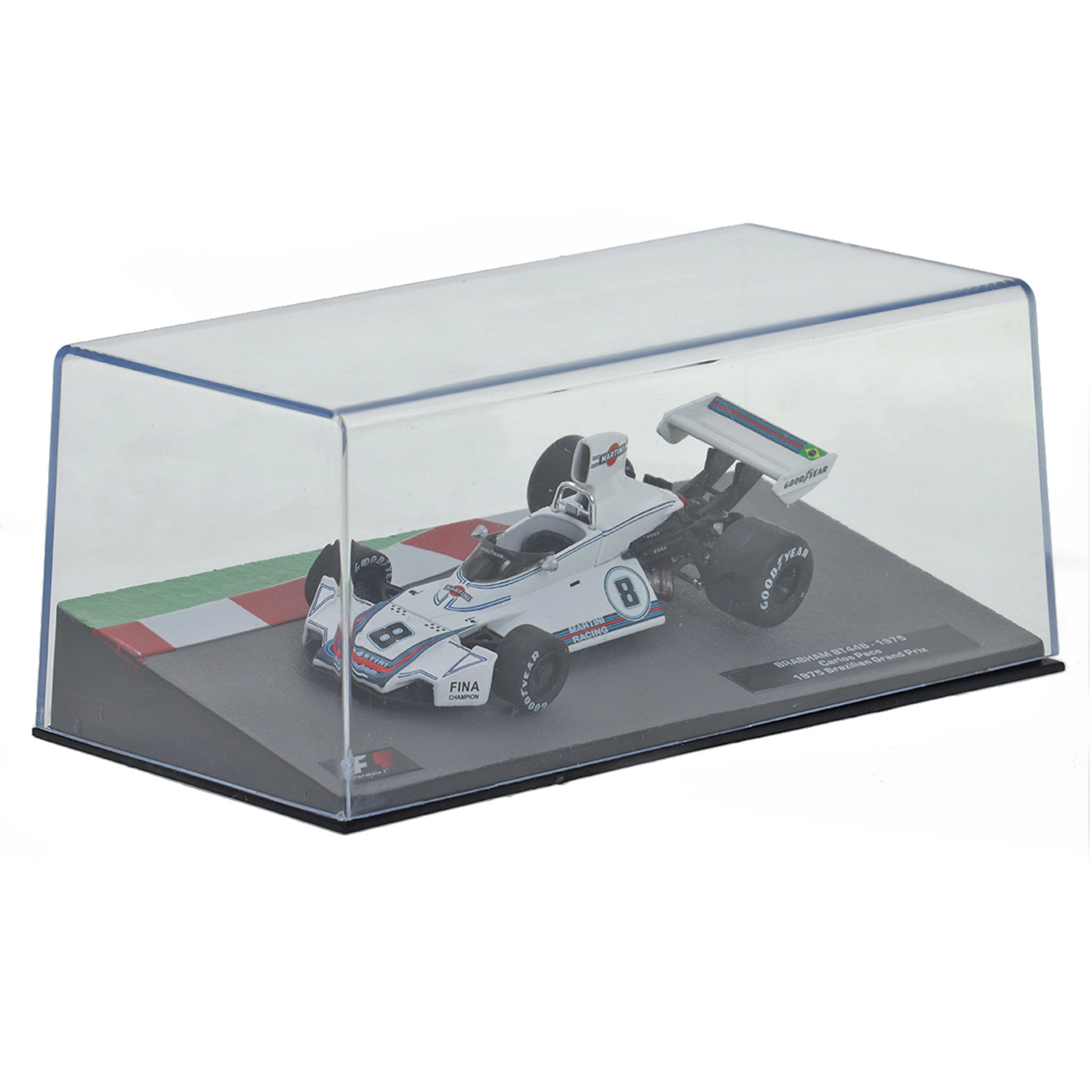 (1975) F1 Miniatura Brabham BT44B Martini José Carlos Pace Brasil 1:43