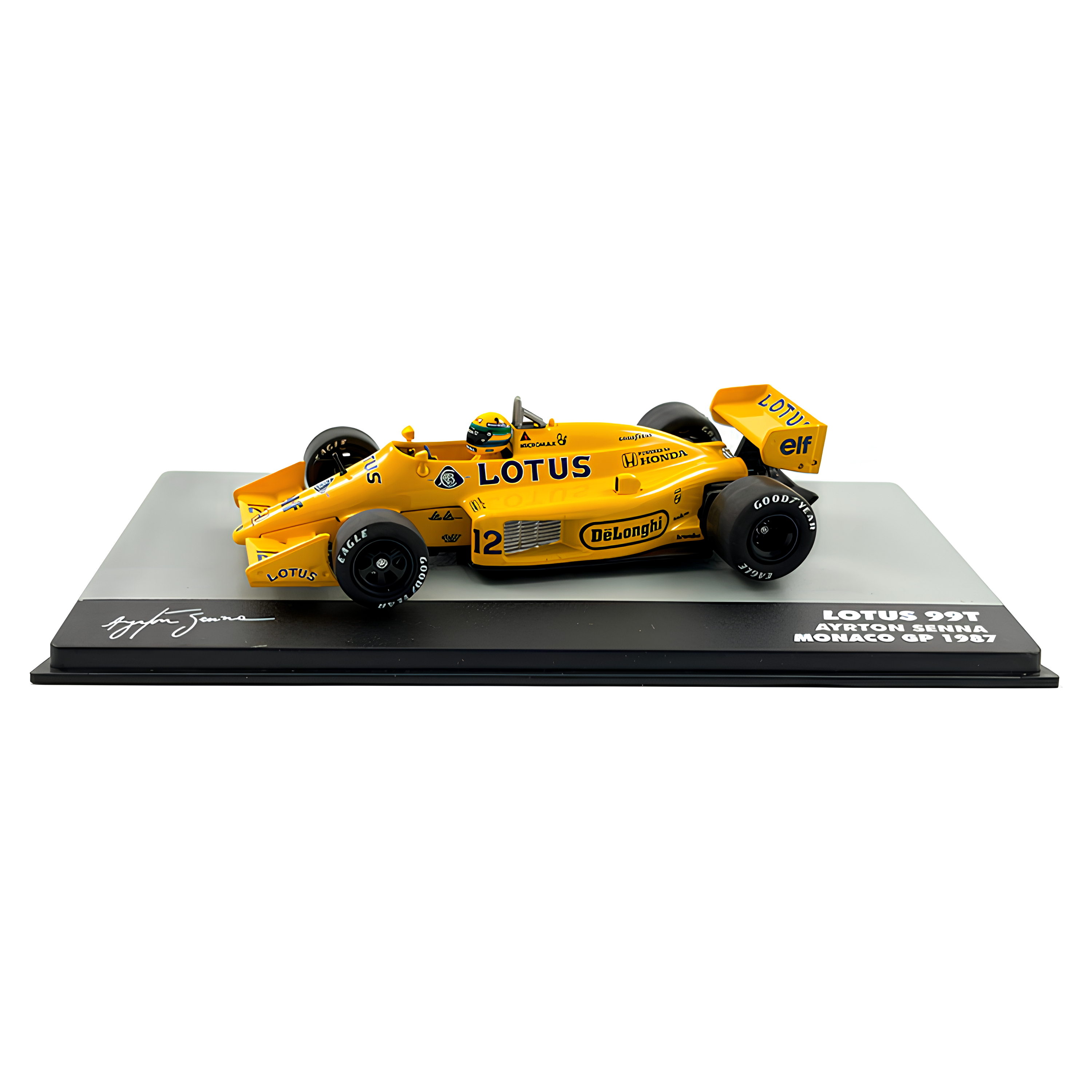 LANÇAMENTO (1987) F1 Miniatura Lotus 99T Ayrton S. 1:43