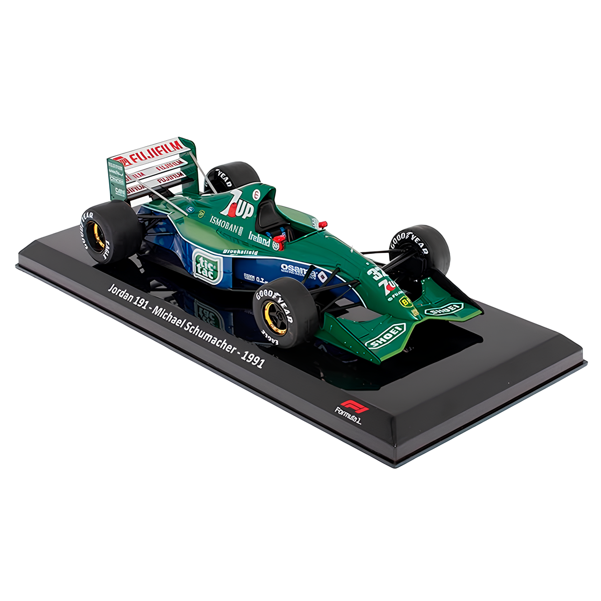 F1 Miniatura Jordan 191 Michael Schumacher 1991 1:24 – Homenge