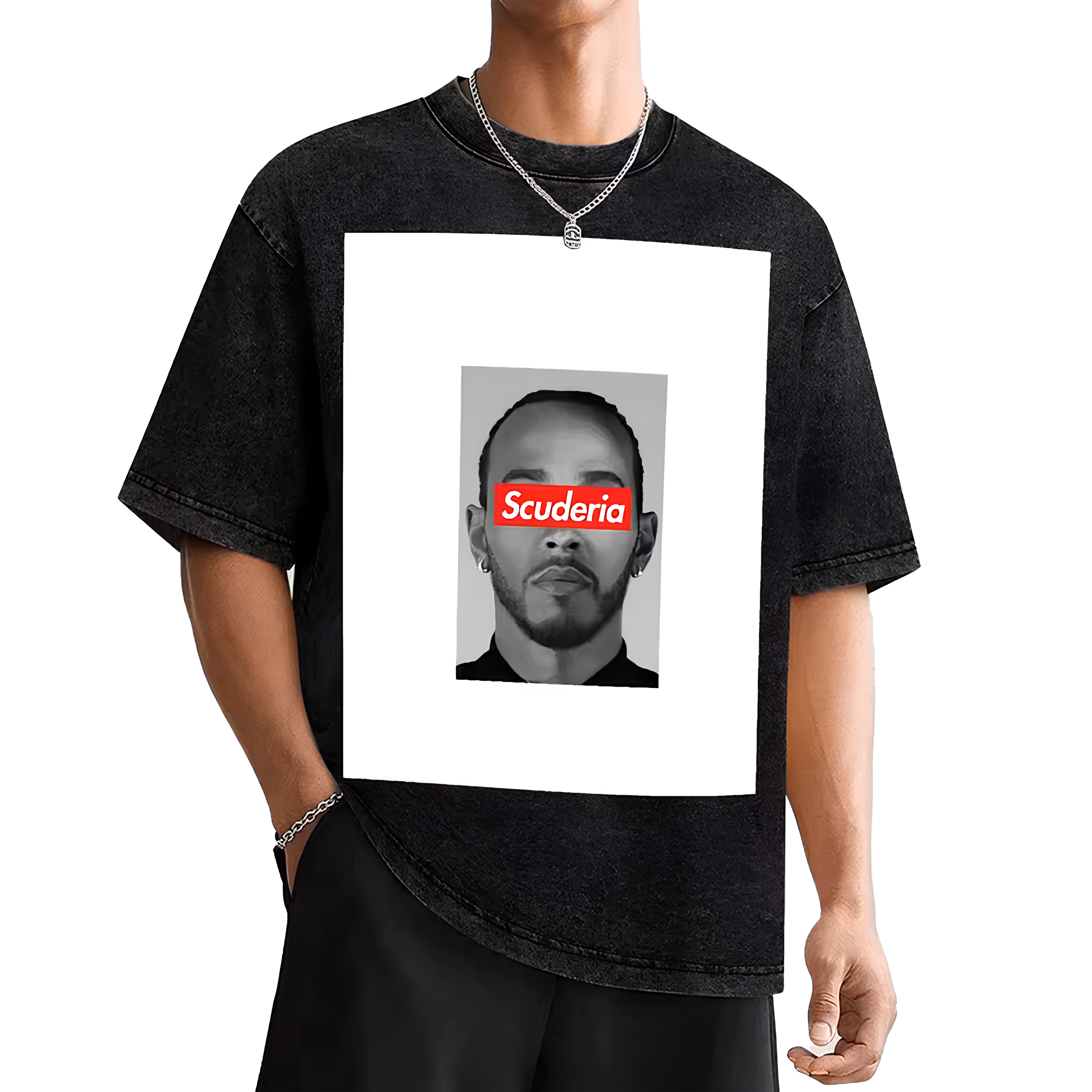 Camiseta Lewis Hamilton Scuderia Ferrari