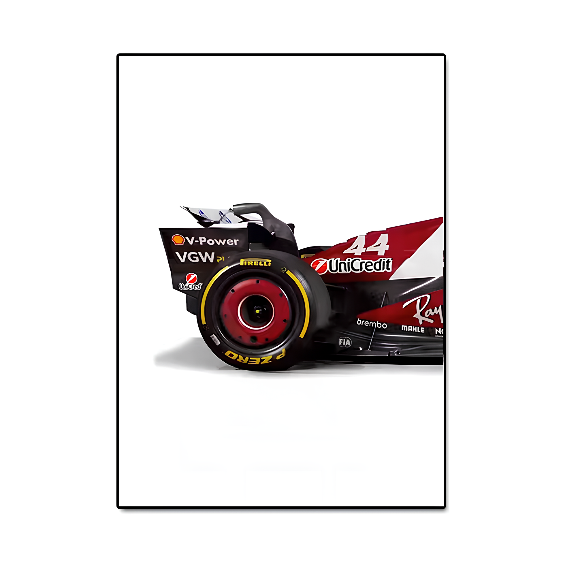 Pôster / Quadro Decorativo F1 Scuderia Ferrari 2025