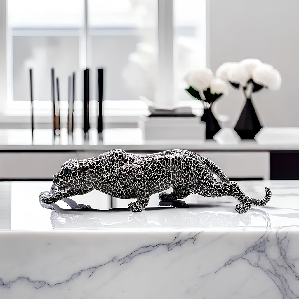 Escultura Leopardo Cheetah Resina