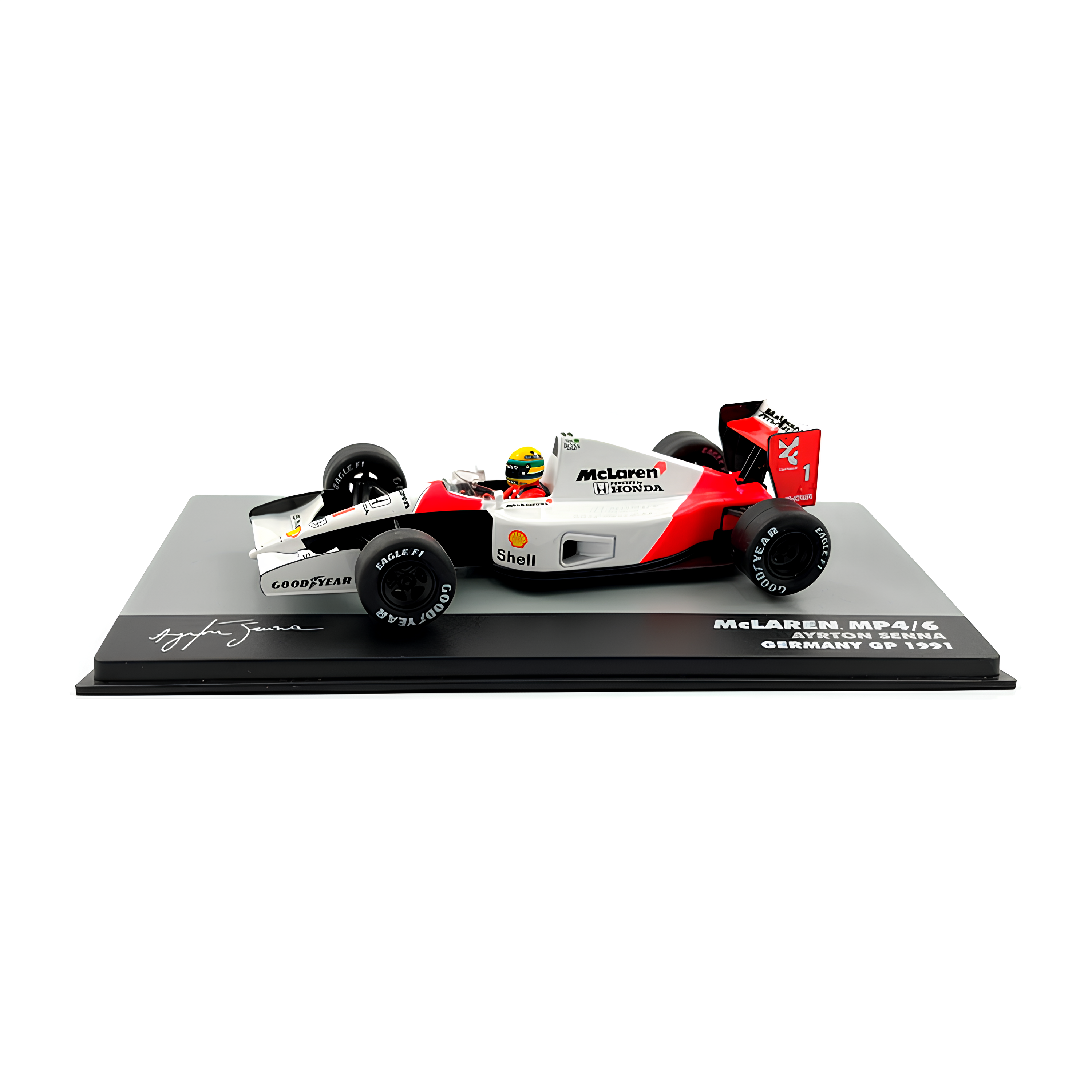 LANÇAMENTO (1991) F1 Miniatura McLaren MP4/6 Ayrton S. 1:43