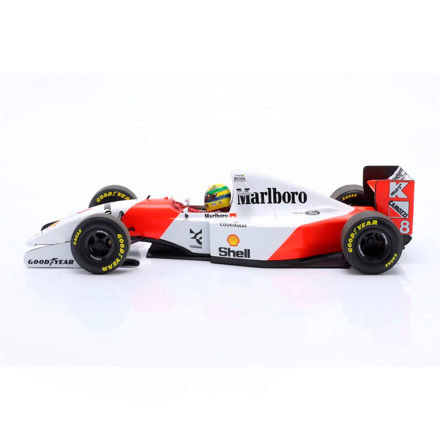 (1993) F1 Miniatura McLaren Honda MP4/8 Ayrton Senna 1:18