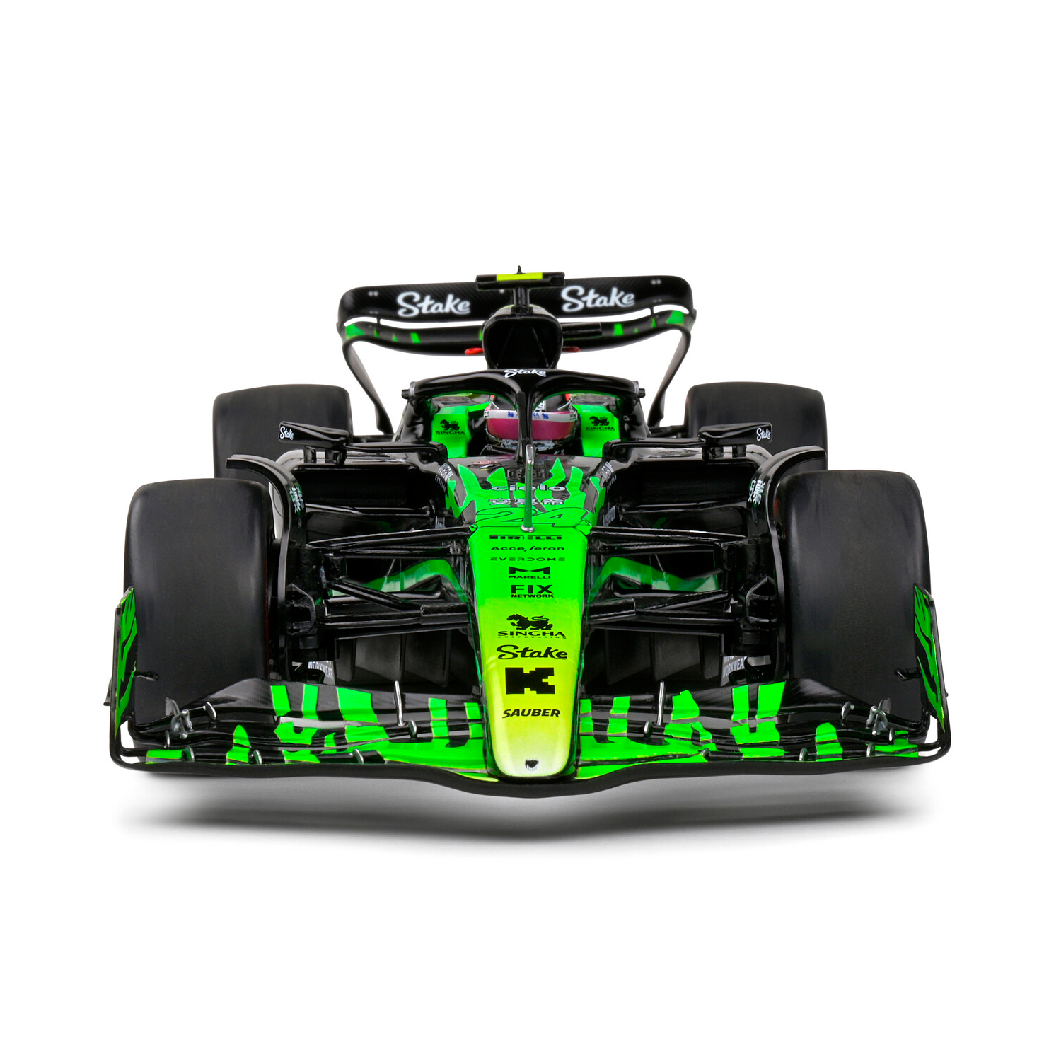 (2024) F1 Miniatura Kick Sauber C44 Las Vegas #24 Z. Guanyu 1:18