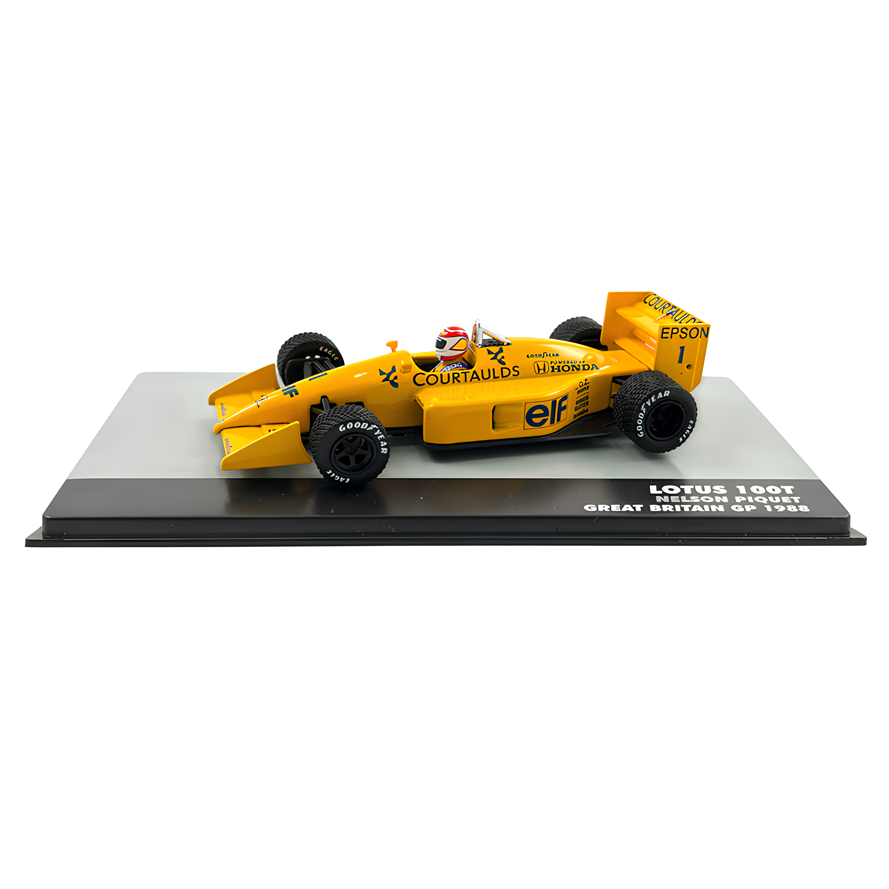 LANÇAMENTO (1988) F1 Miniatura Lotus 100T Nelson Piquet 1:43