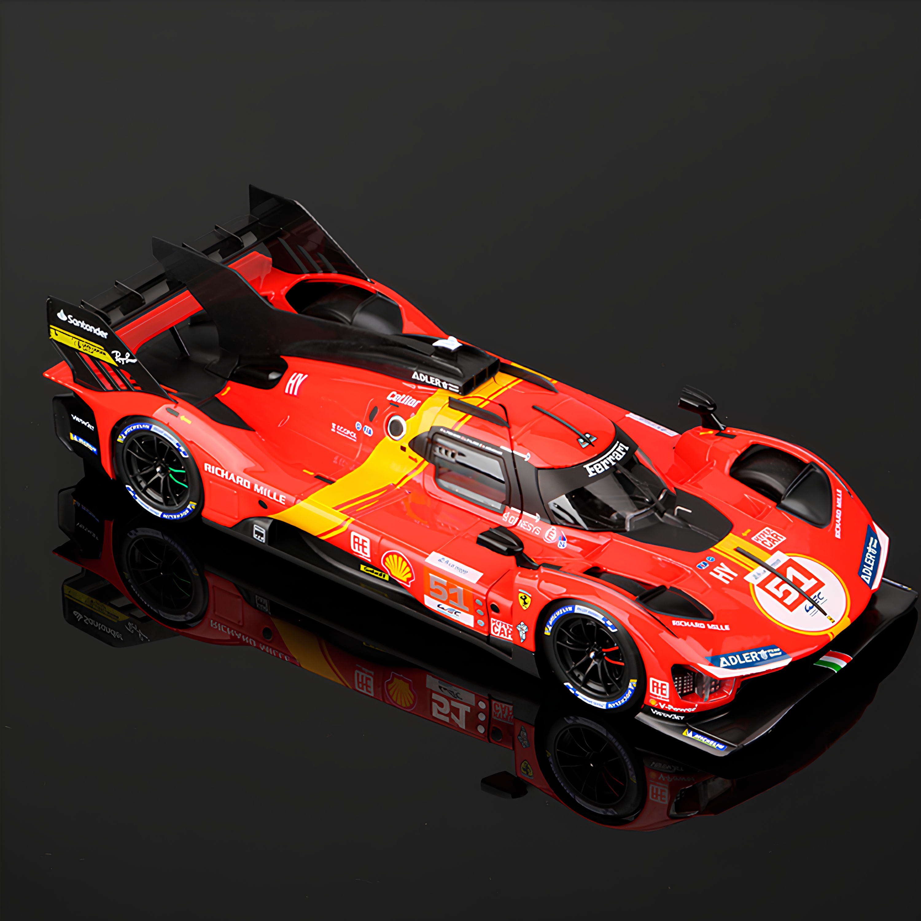 LANÇAMENTO Miniatura WEC Ferrari 499P 2023 em Metal