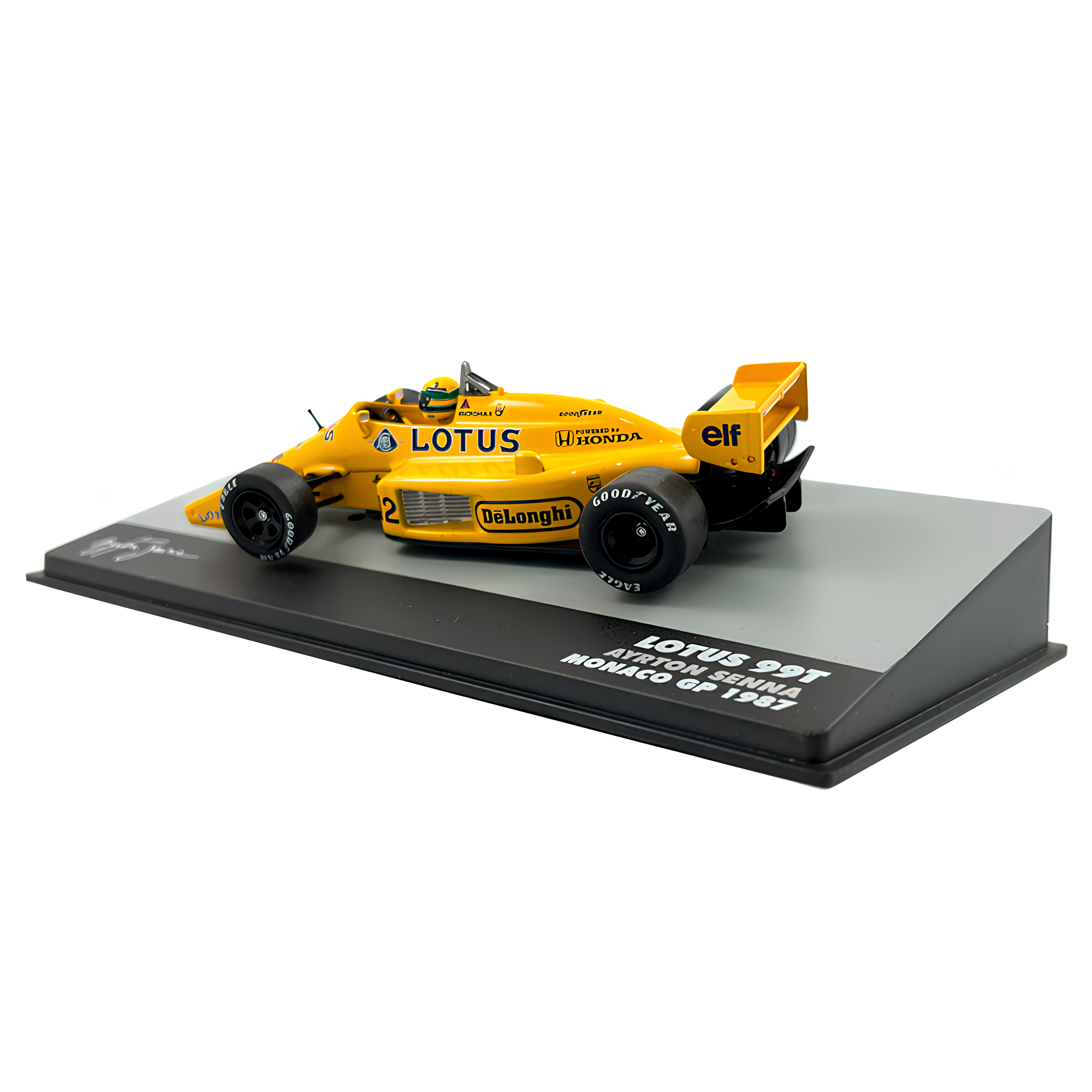 LANÇAMENTO (1987) F1 Miniatura Lotus 99T Ayrton S. 1:43