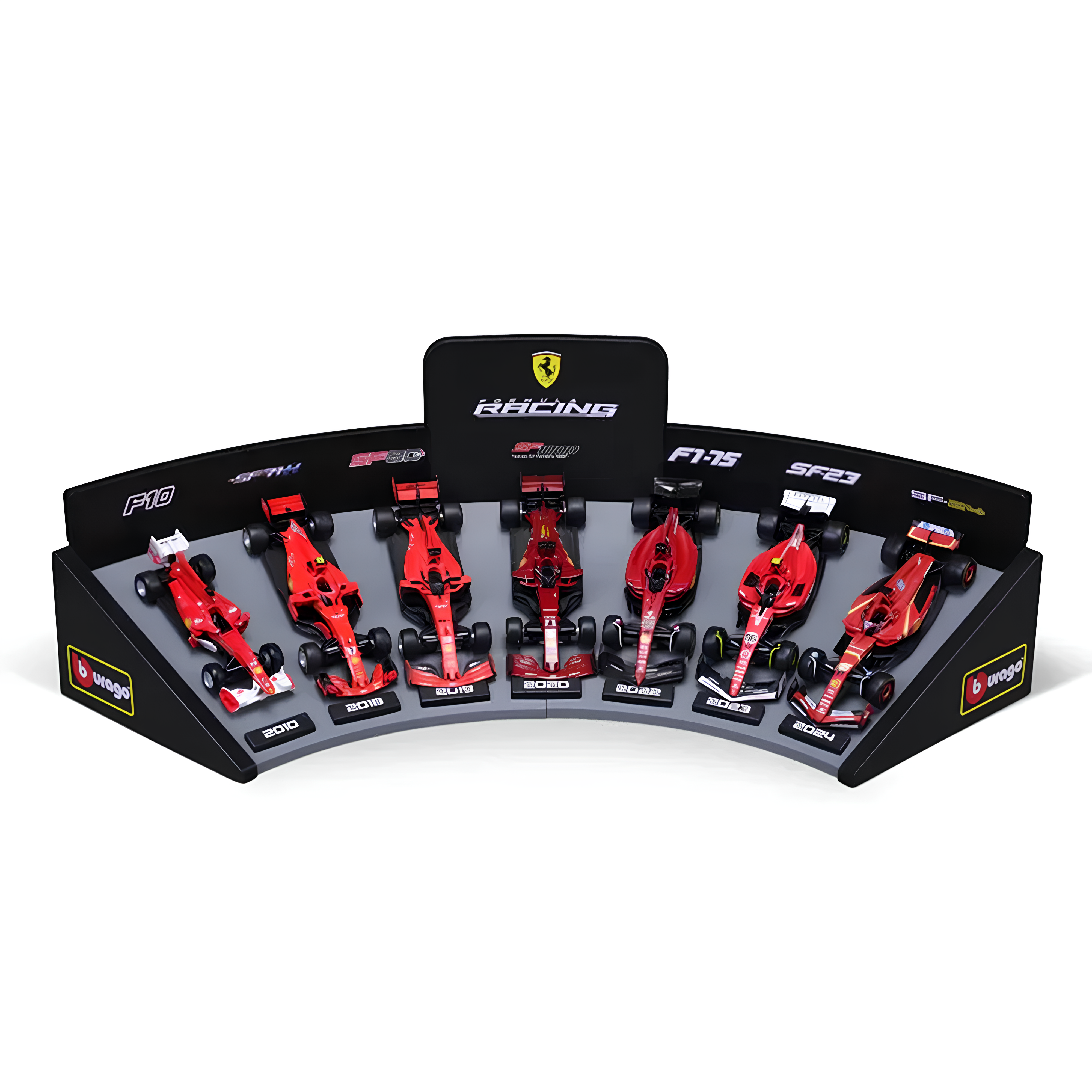 F1 Miniaturas Scuderia Ferrari Display Pack 7 Carros 1:43