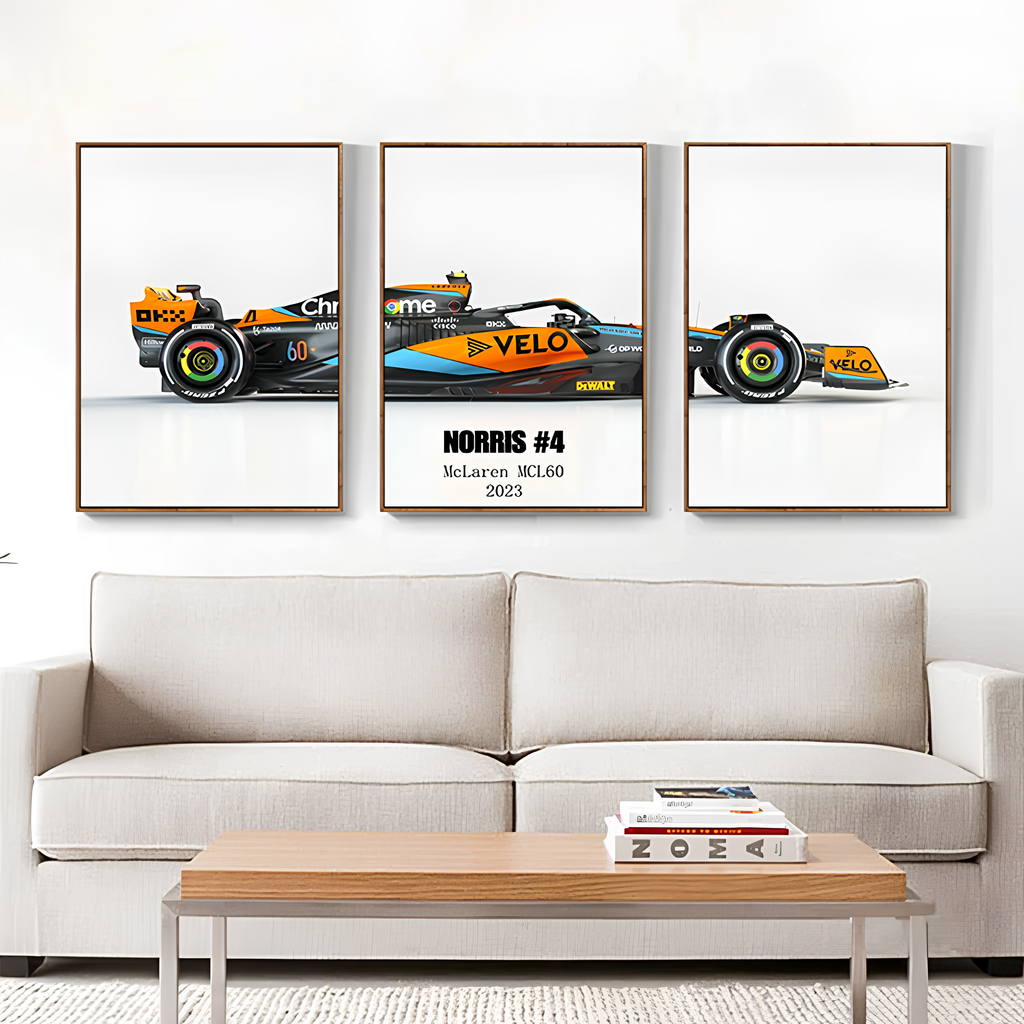 Pôster / Quadro Decorativo Fórmula 1 McLaren MCL60 #4