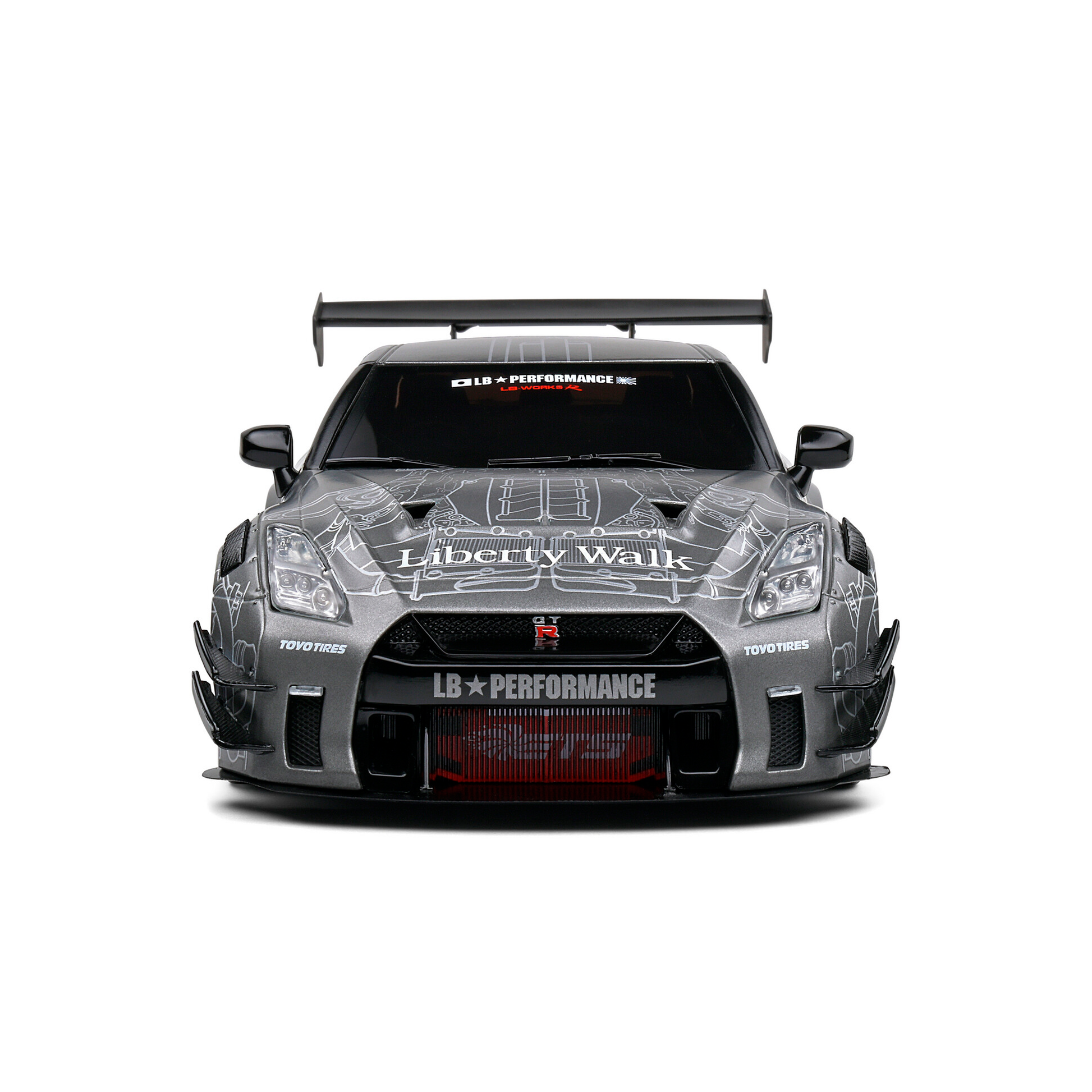 (2022) Miniatura Nissan GT-R (R35) Liberty Walk 2.0 1:18