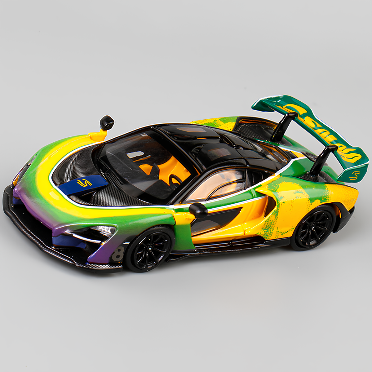 ミニカー Forza Horizon 4 1/64 McLaren Senna Hot Wheels Mclaren Senna Exotics Forza Horizon Miniatura1/64