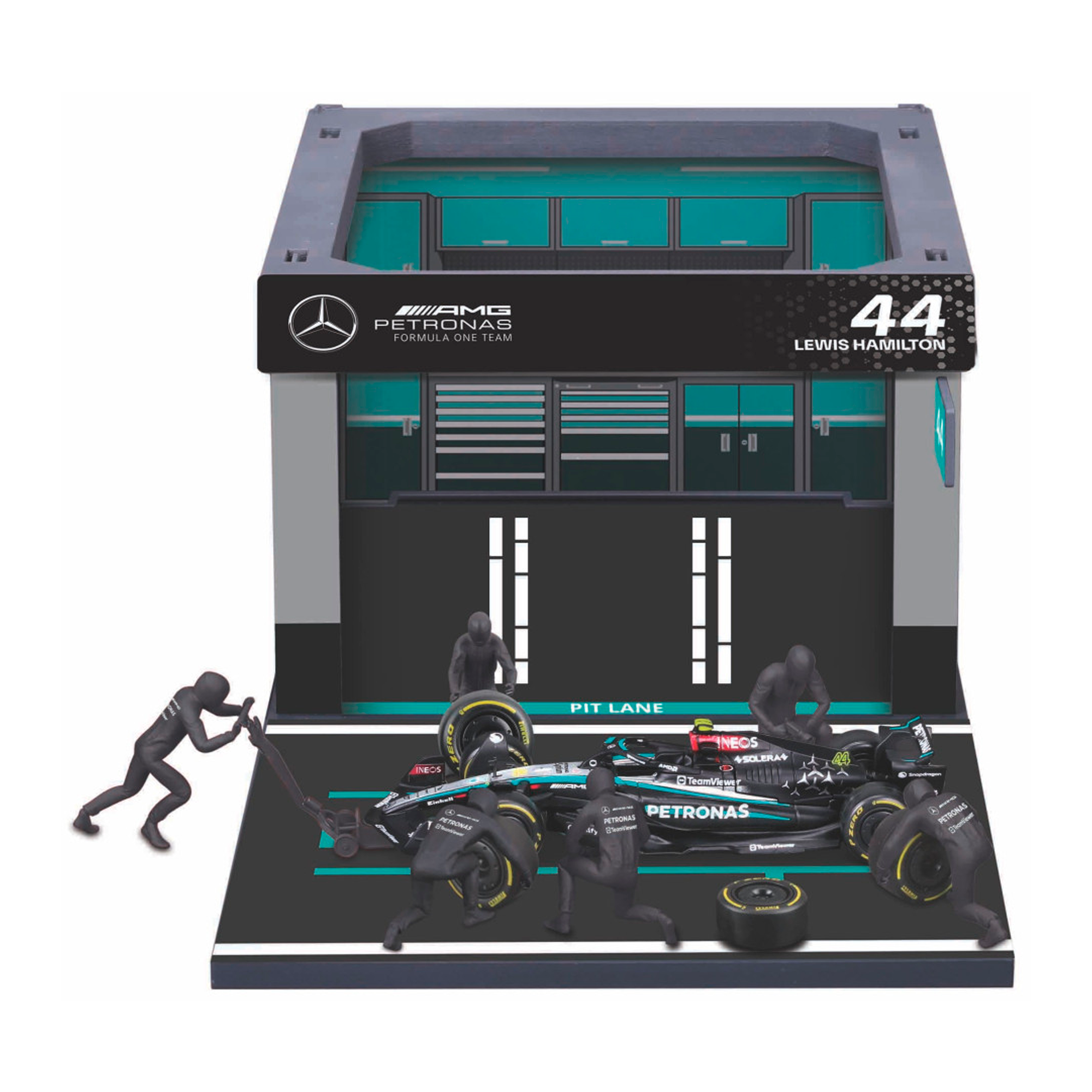 (2024) F1 Miniatura Mercedes-AMG W15 Pit Pass #44 Lewis Hamilton 1:43