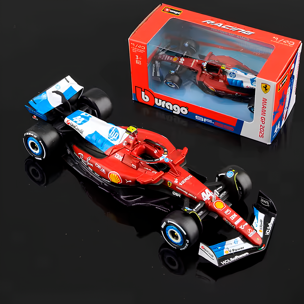 (2025) F1 MINIATURA SCUDERIA FERRARI SF-25 GP Miami 1:43
