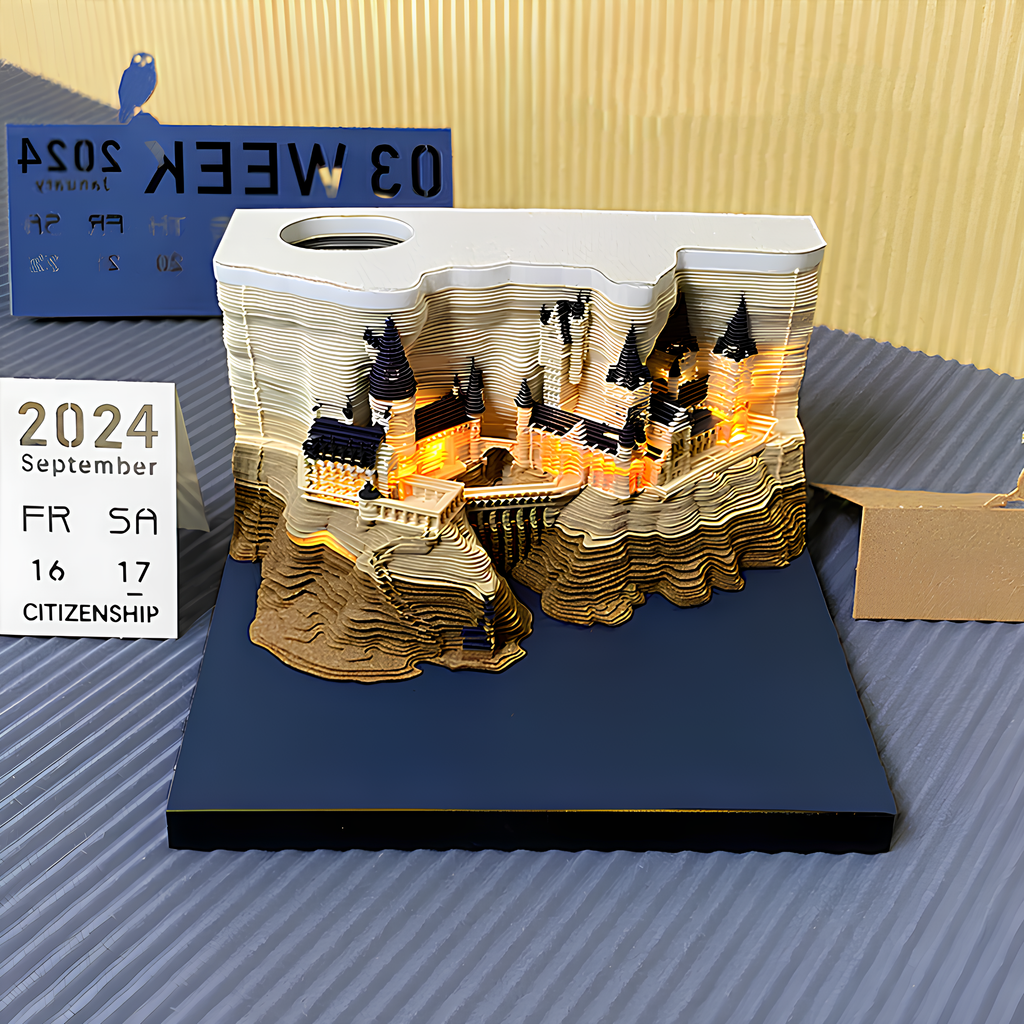 Hogwarts - Calendário 3D 2024