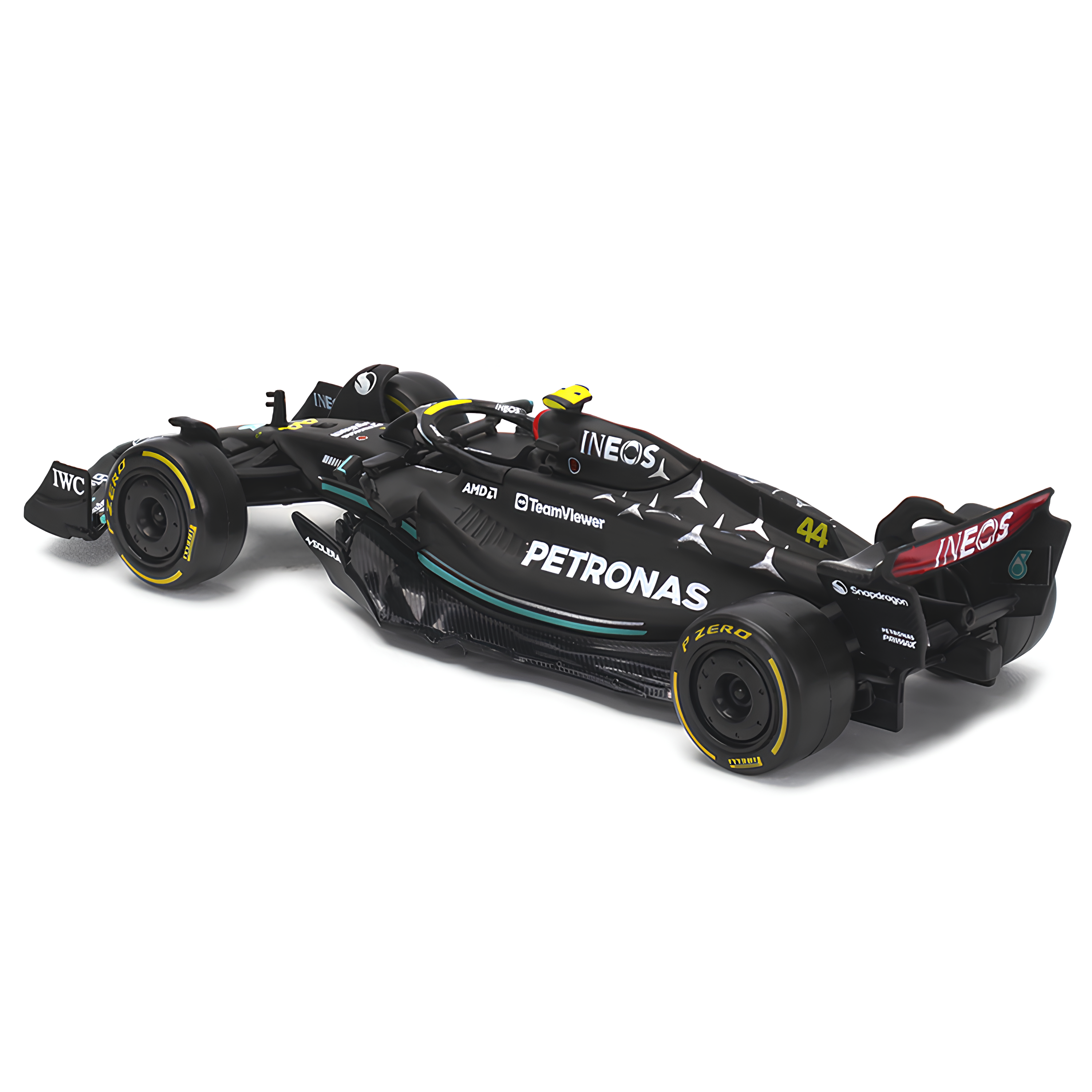 Miniatura Fórmula 1 Mercedes-AMG F1 W14 E Performance 1:24 + Piloto