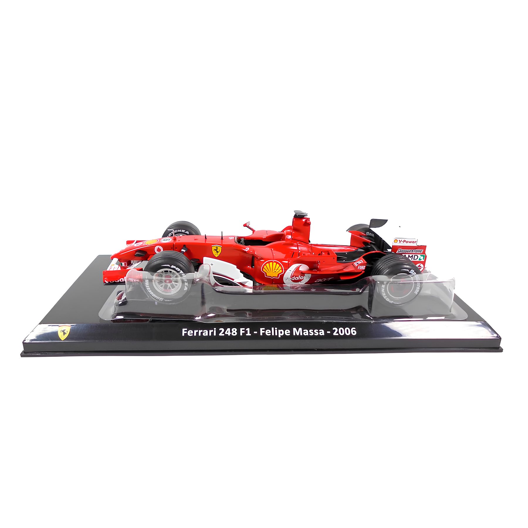 ミニカー FRICTION MOTOR WITH ROARING Ferrari F-1 2006) F1 Miniatura Scuderia Ferrari 248 F1 #6 Felipe Massa 1:24