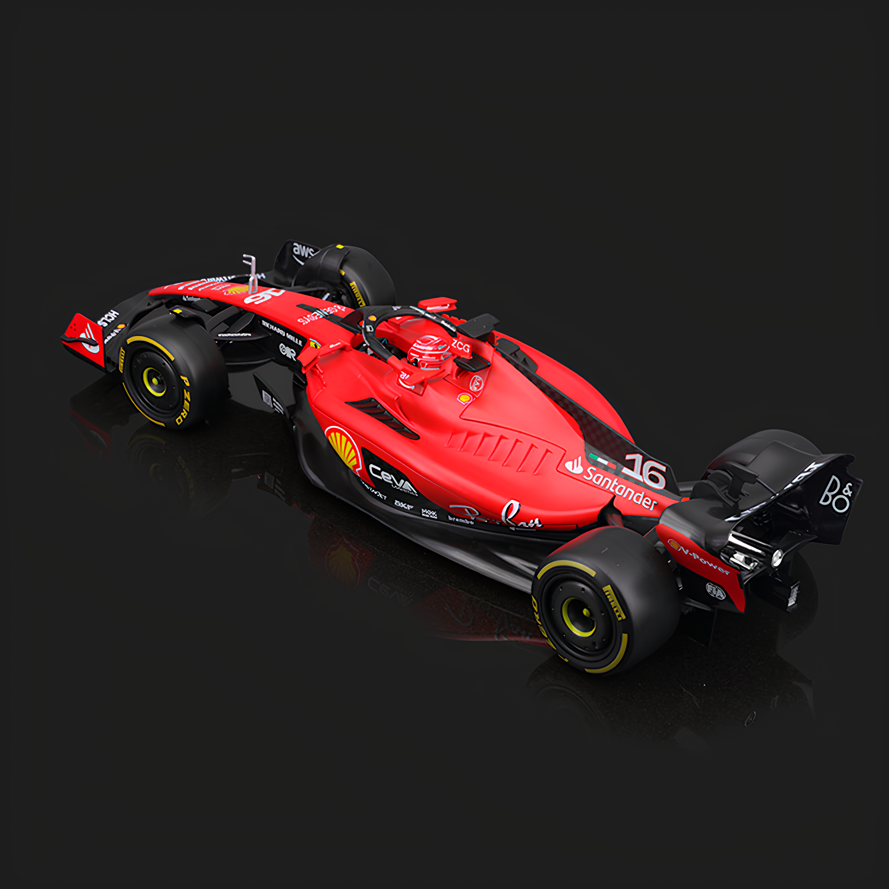 (2023) F1 Miniatura Ferrari SF23 #16 Charles Leclerc 1:18