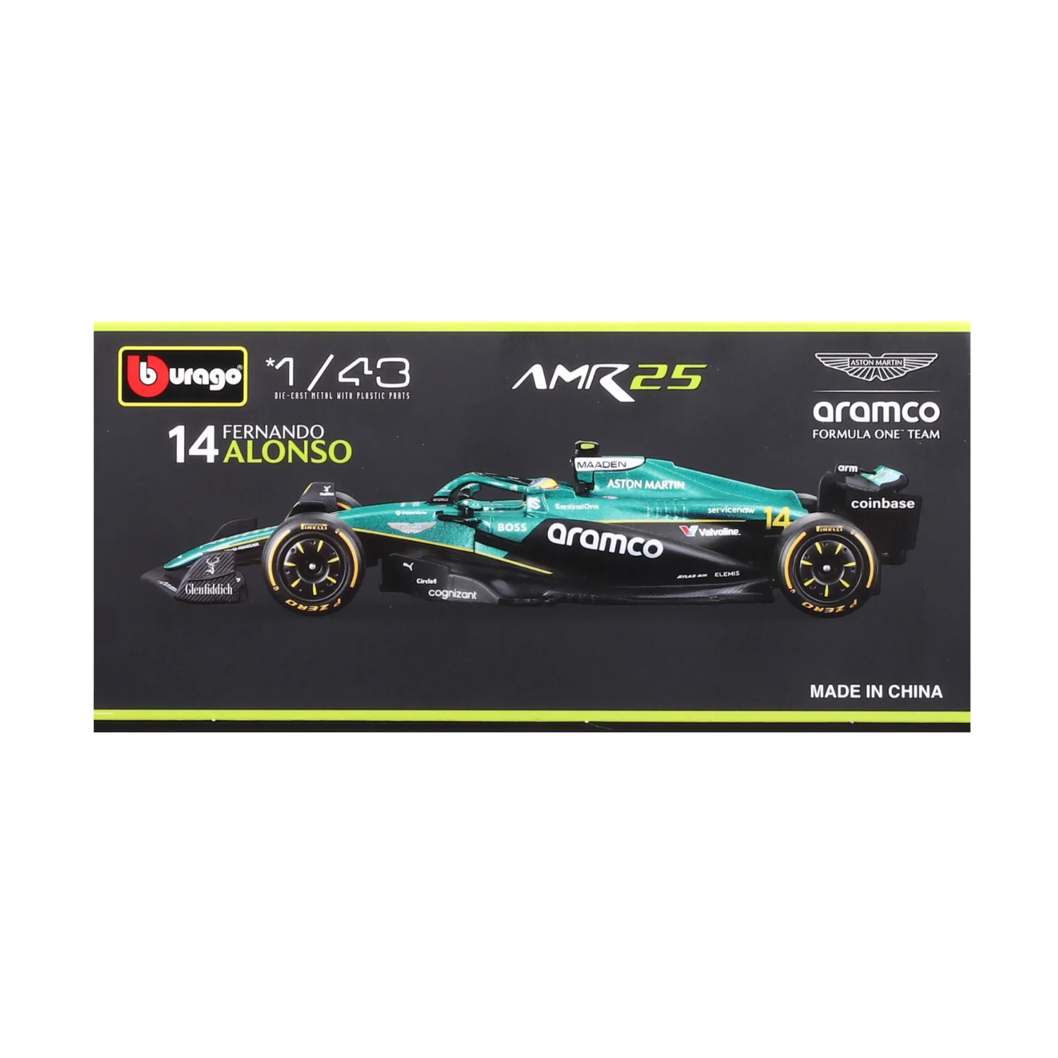 2025) F1 Miniatura Aston Martin AMR25 1:43 – Homenge 2025) F1 Miniatura Aston Martin AMR25 1:43 – Homenge