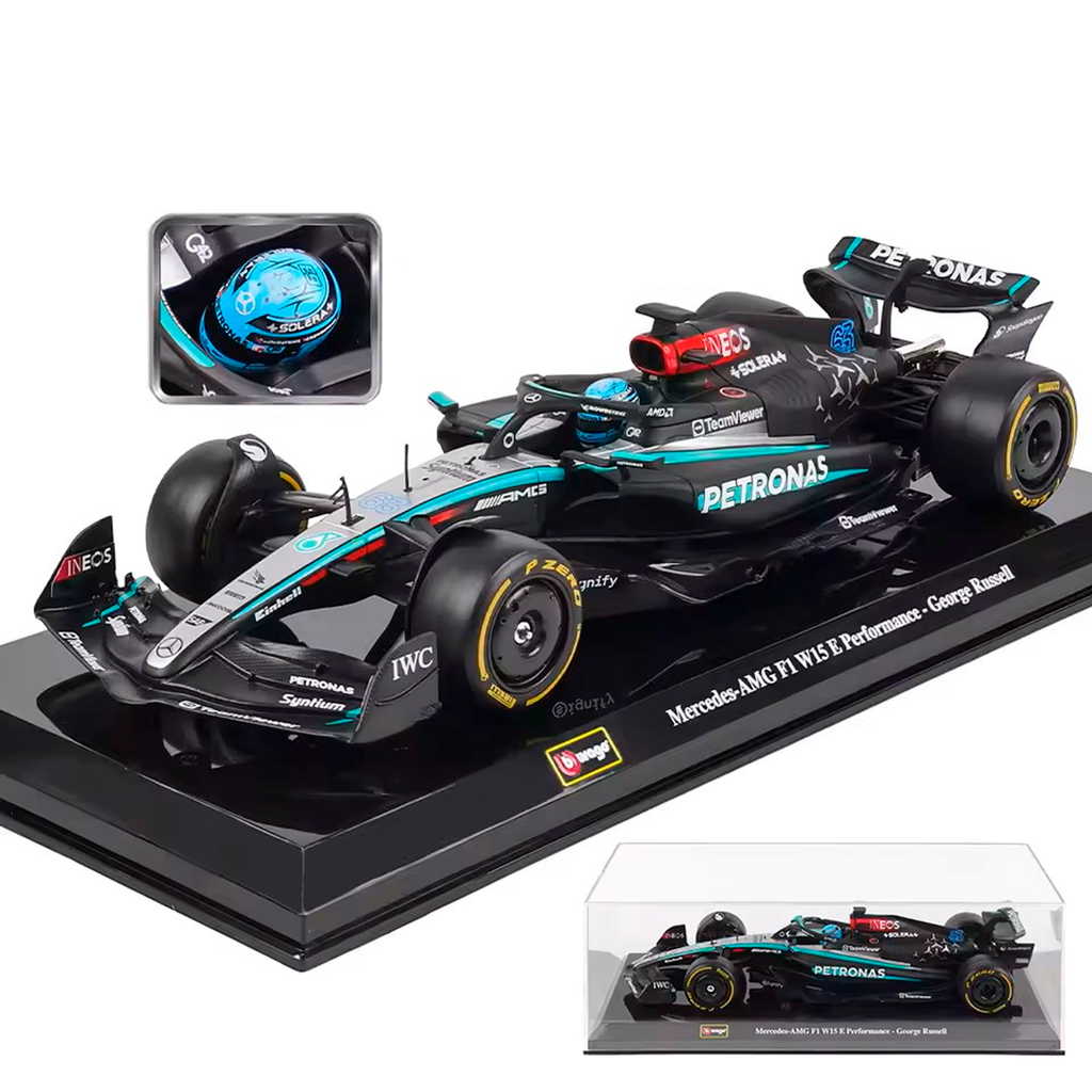 (2024) F1 Miniatura Mercedes W15 1:24