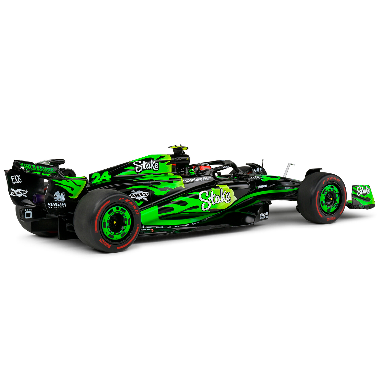 (2024) F1 Miniatura Kick Sauber C44 Las Vegas #24 Z. Guanyu 1:18