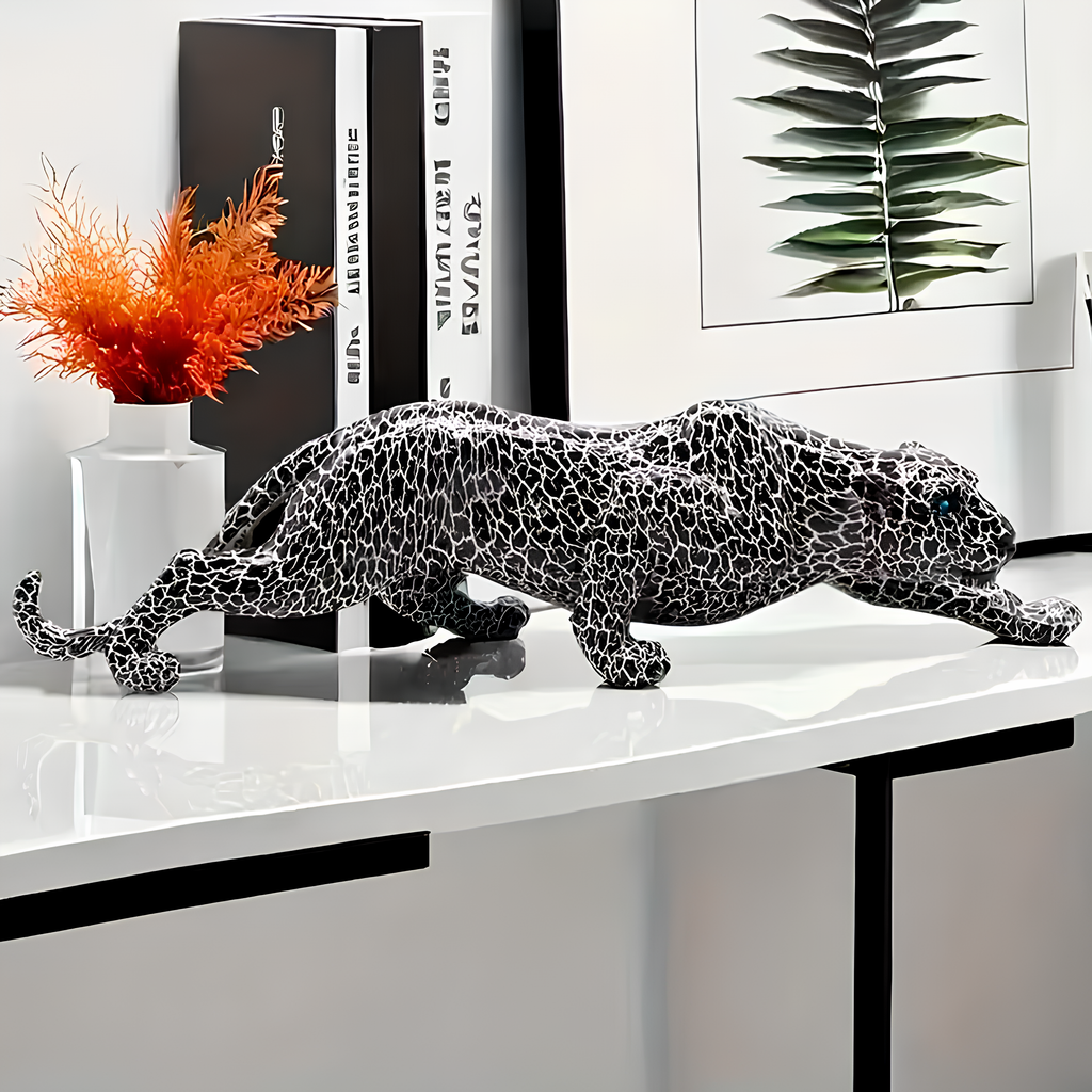 Escultura Leopardo Cheetah Resina